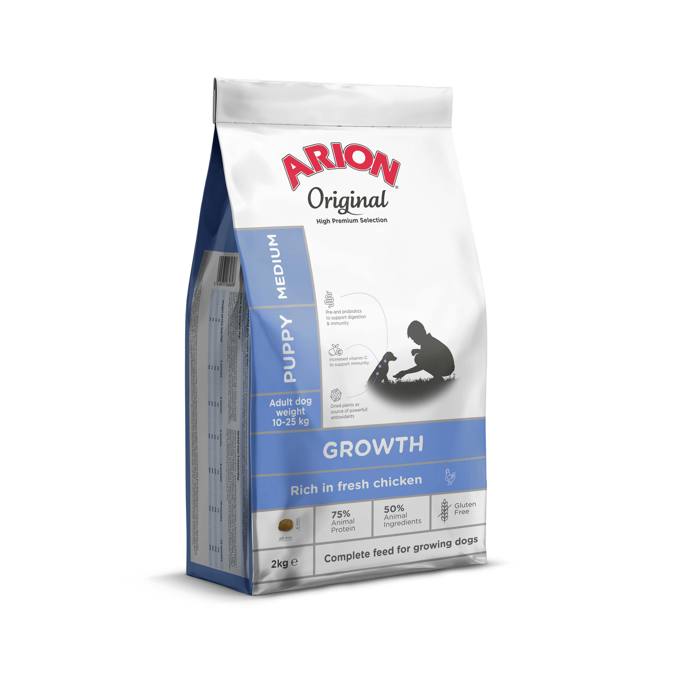 ARION Original GROWTH Puppy Medium Chicken&Rice