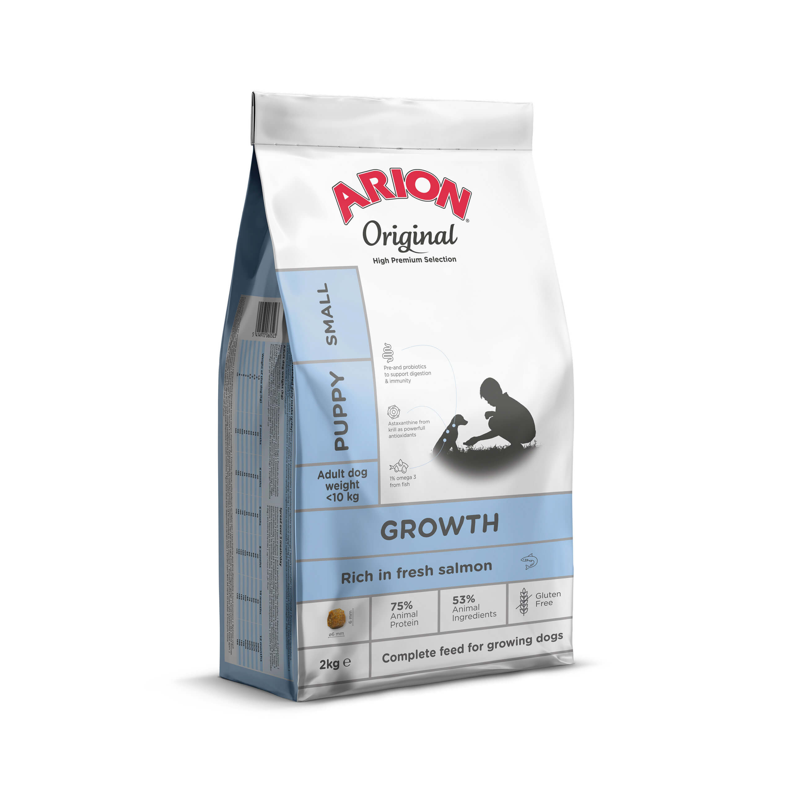 ARION Original GROWTH Puppy Small Salmon&Rice