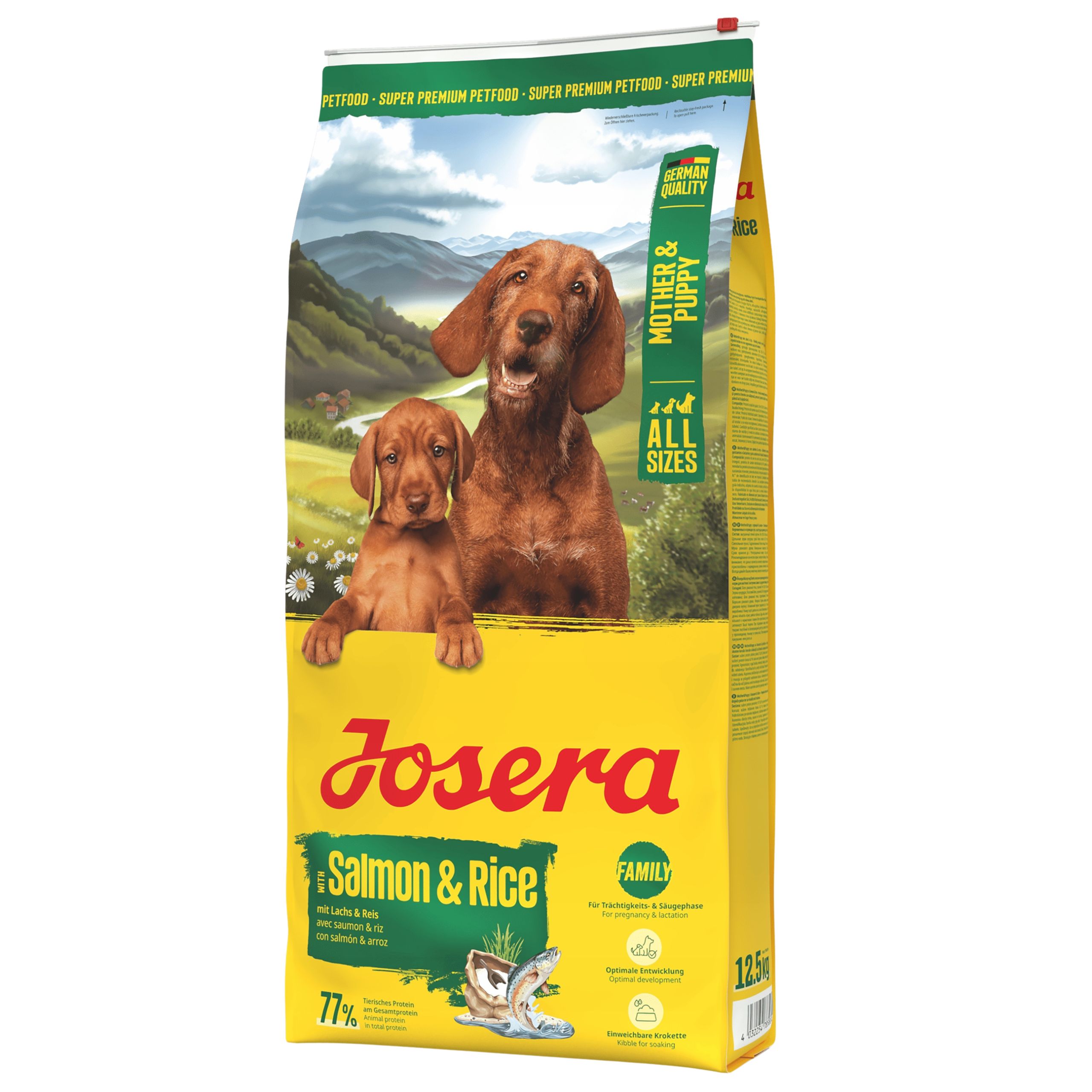 Josera MOTHER&PUPPY SALMON&RICE 12,5kg
