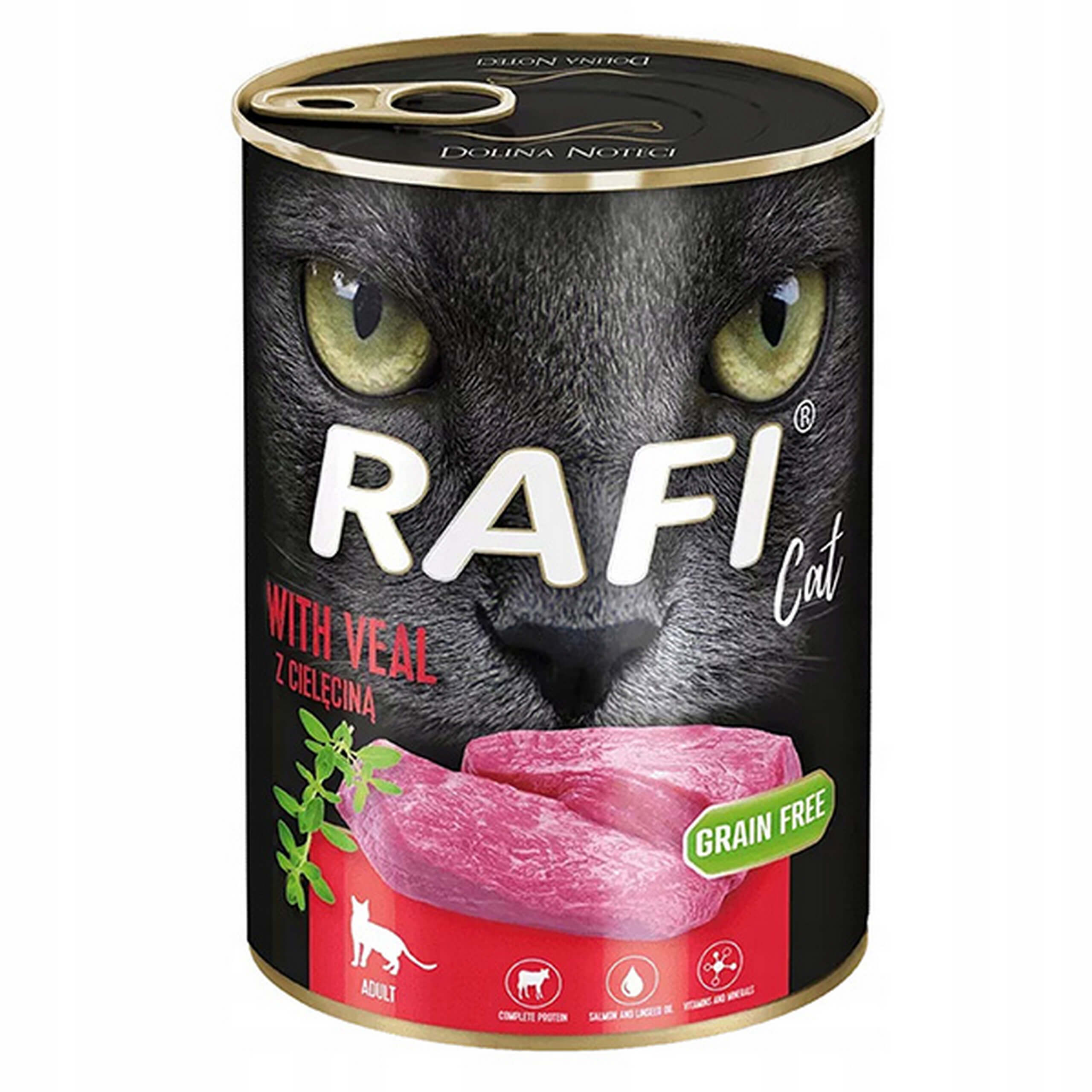 RAFI Cat Adult Cielęcina 400g