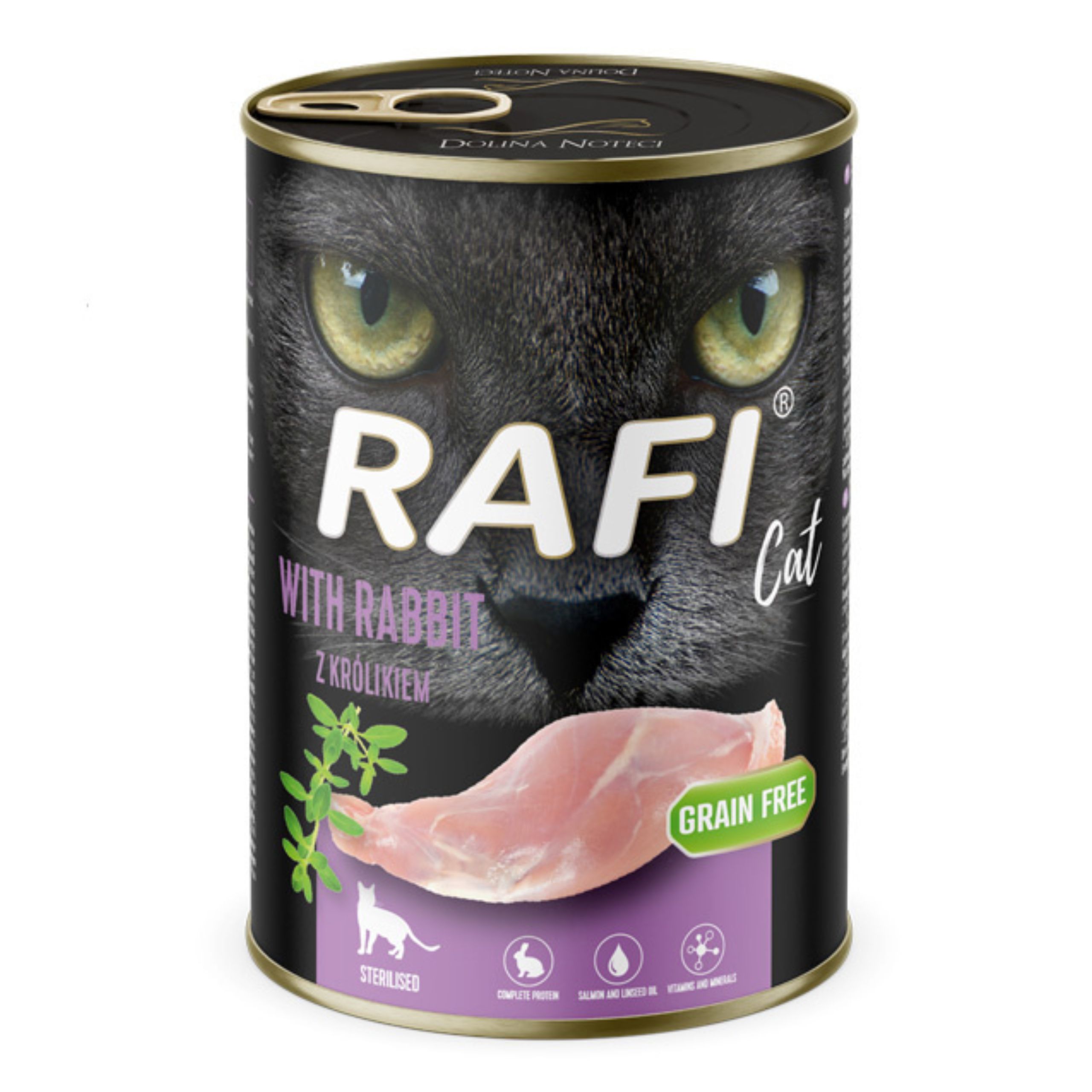 RAFI Cat Sterilised Królik 400g