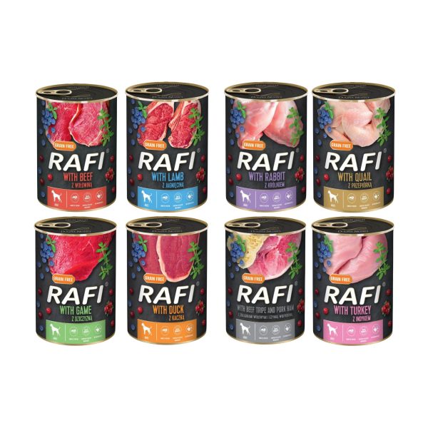 Dolina Noteci Rafi Mokra Karma Dla Psa Mix Smaków 24x400g