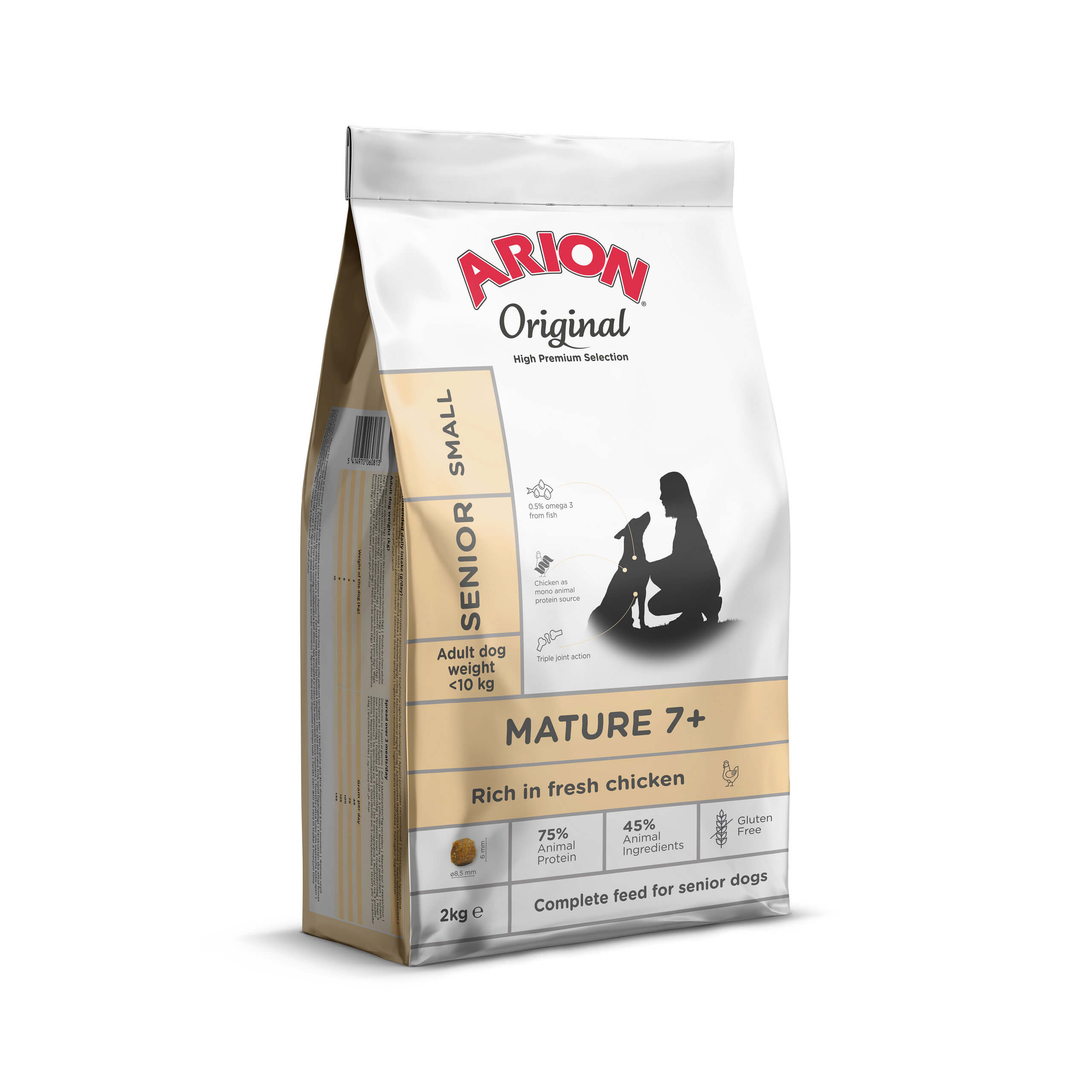 ARION Original MATURE 7+ Senior Small Chicken&Rice