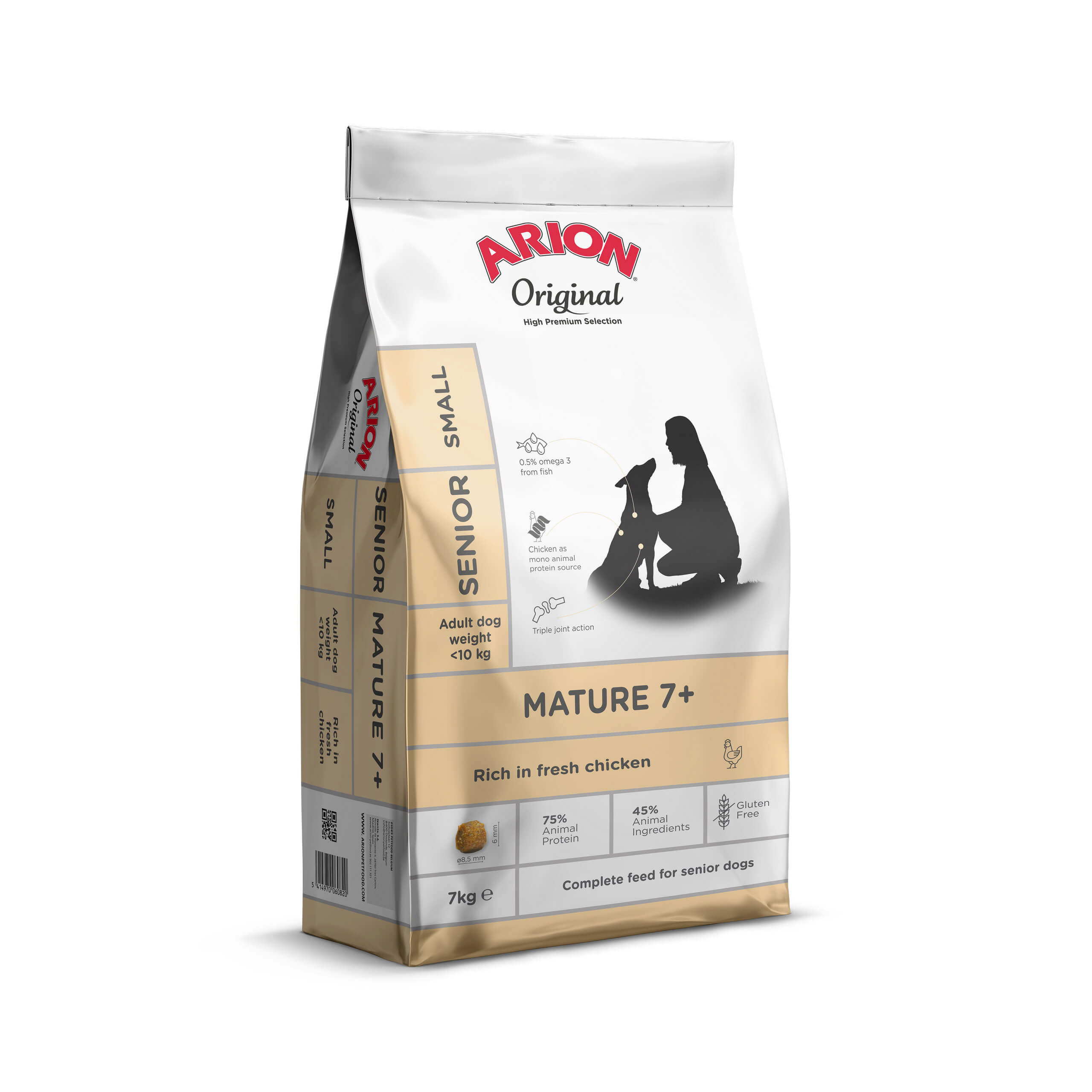 ARION Original MATURE 7+ Senior Small Chicken&Rice