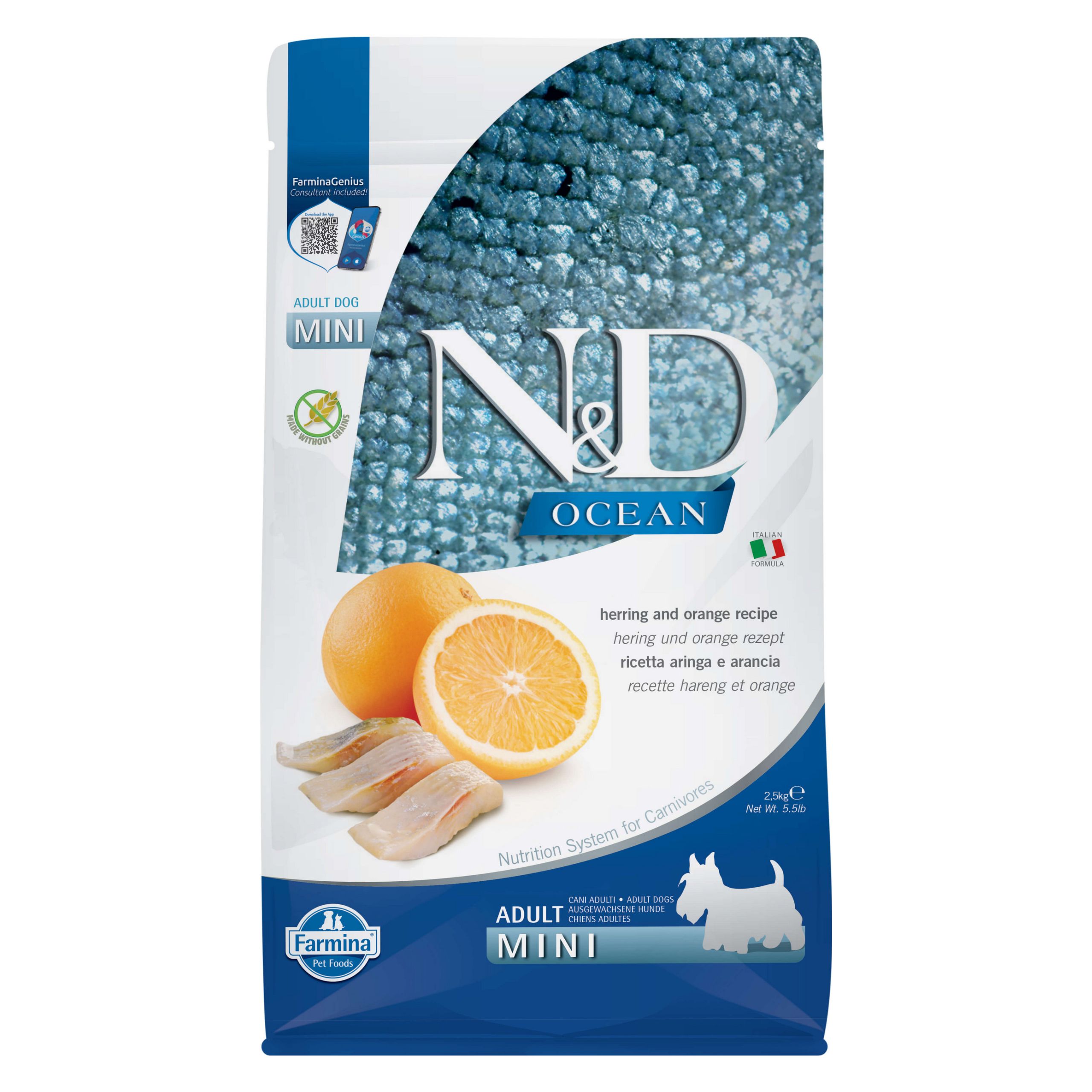 FARMINA N&D Ocean Adult Mini Herring&Orange