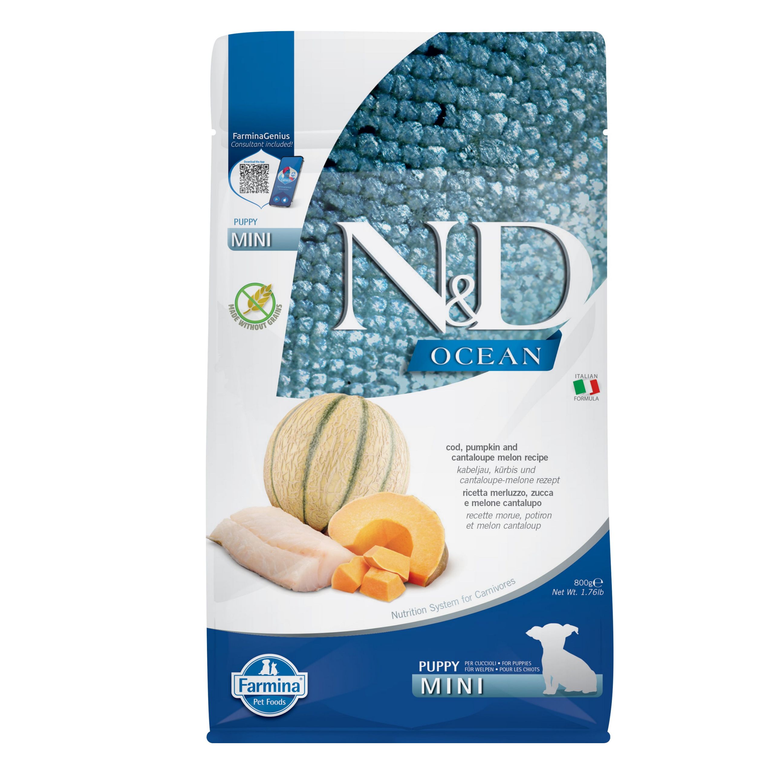 FARMINA N&D Ocean Puppy Mini Cod&Pumpkin&Melon