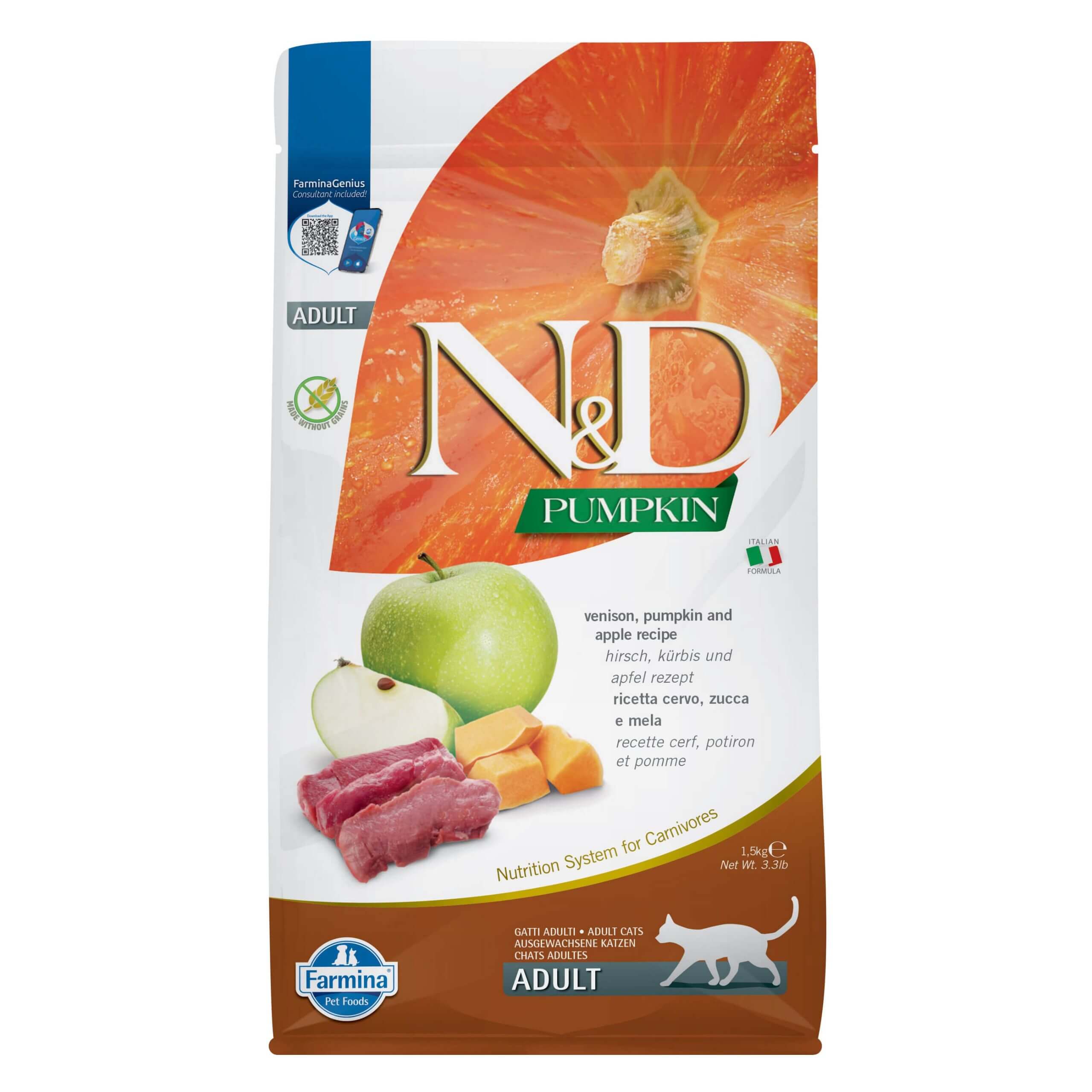 FARMINA N&D Pumpkin Venision 1,5kg