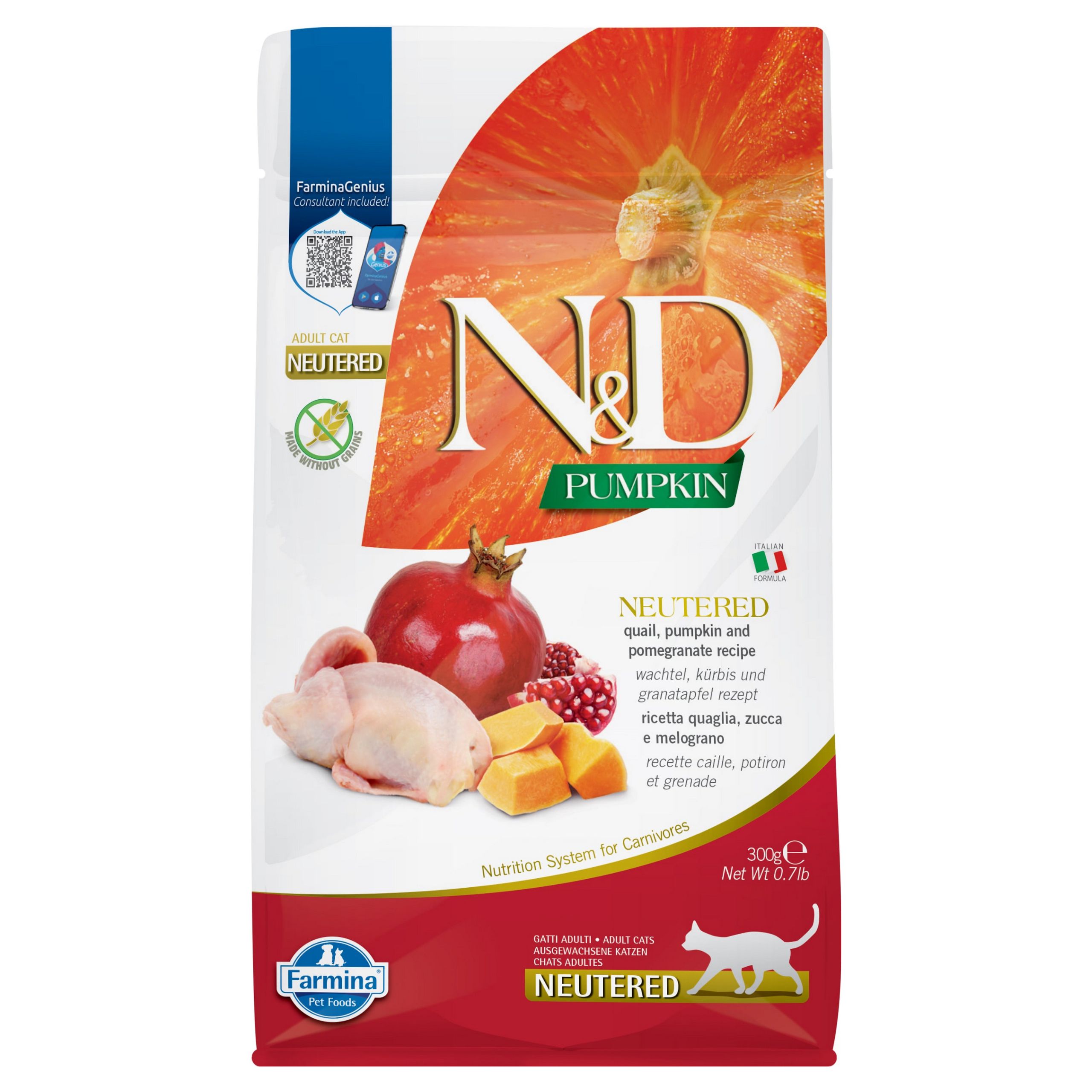 FARMINA N&D Pumpkin Quail&Pomegranate Neutered