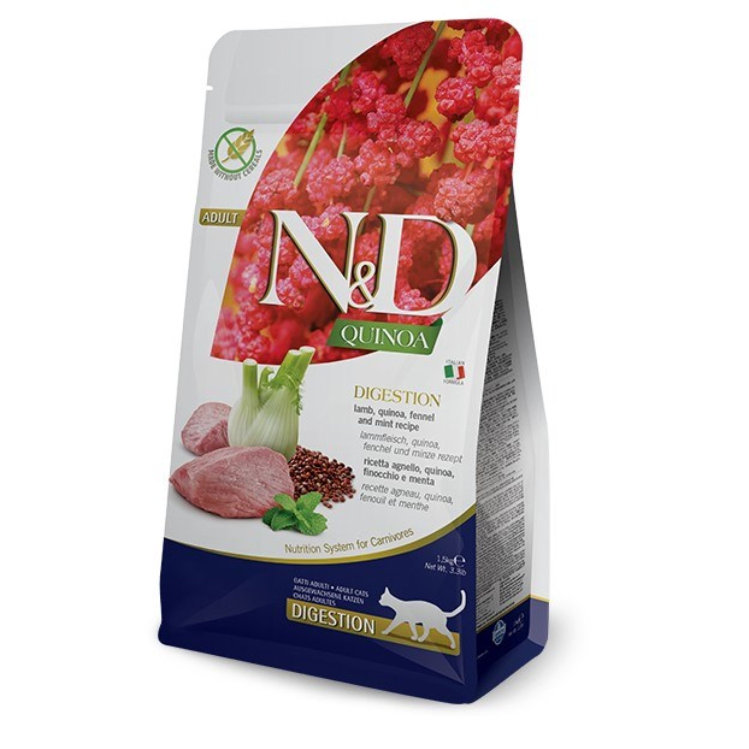 FARMINA N&D Quinoa Digestion Lamb 1,5kg