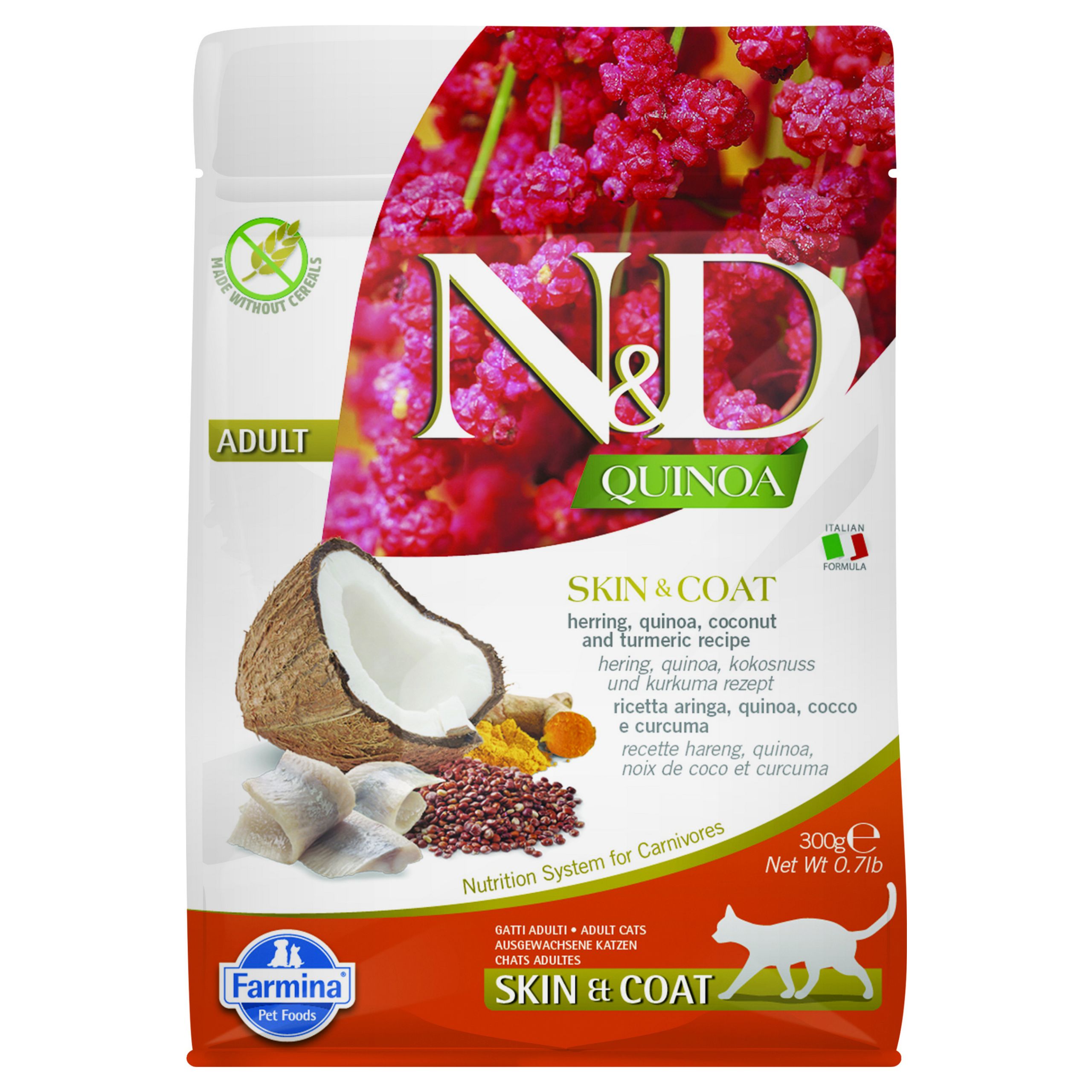 FARMINA N&D Quinoa Skin&Coat Herring