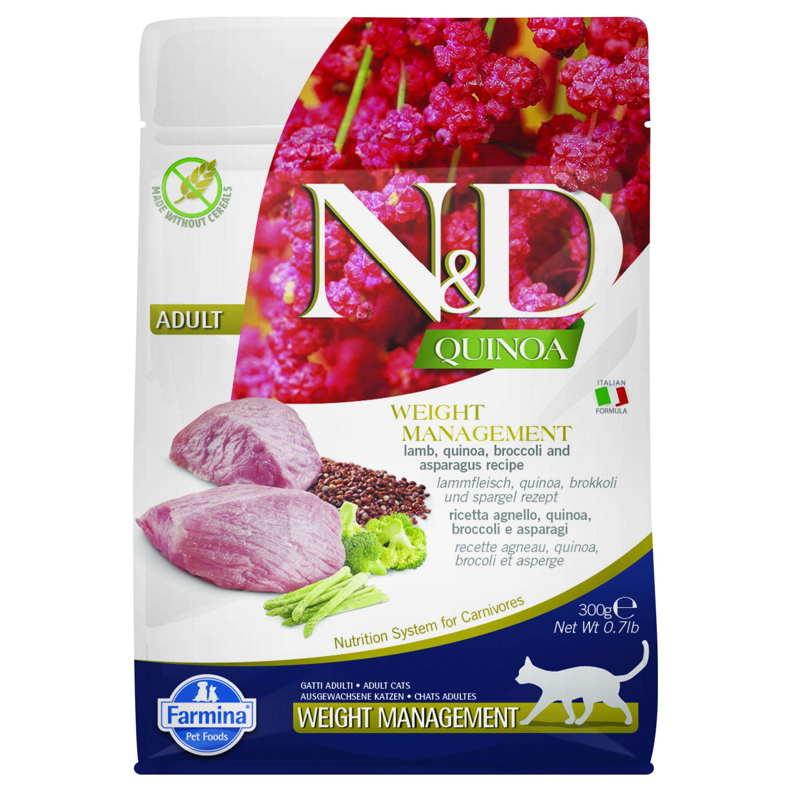 FARMINA N&D Quinoa Weight Management Lamb