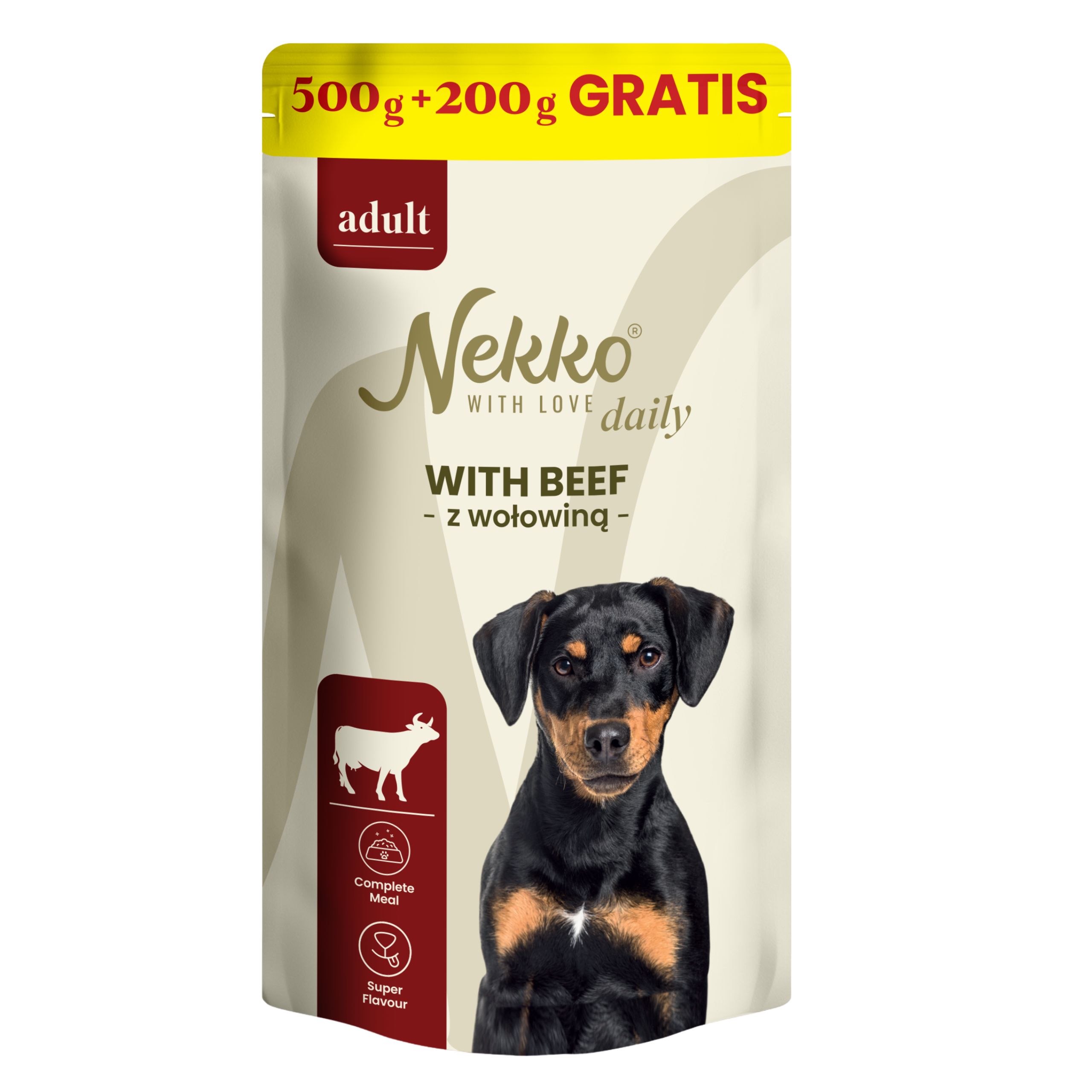 NEKKO DAILY Wołowina 500+200g