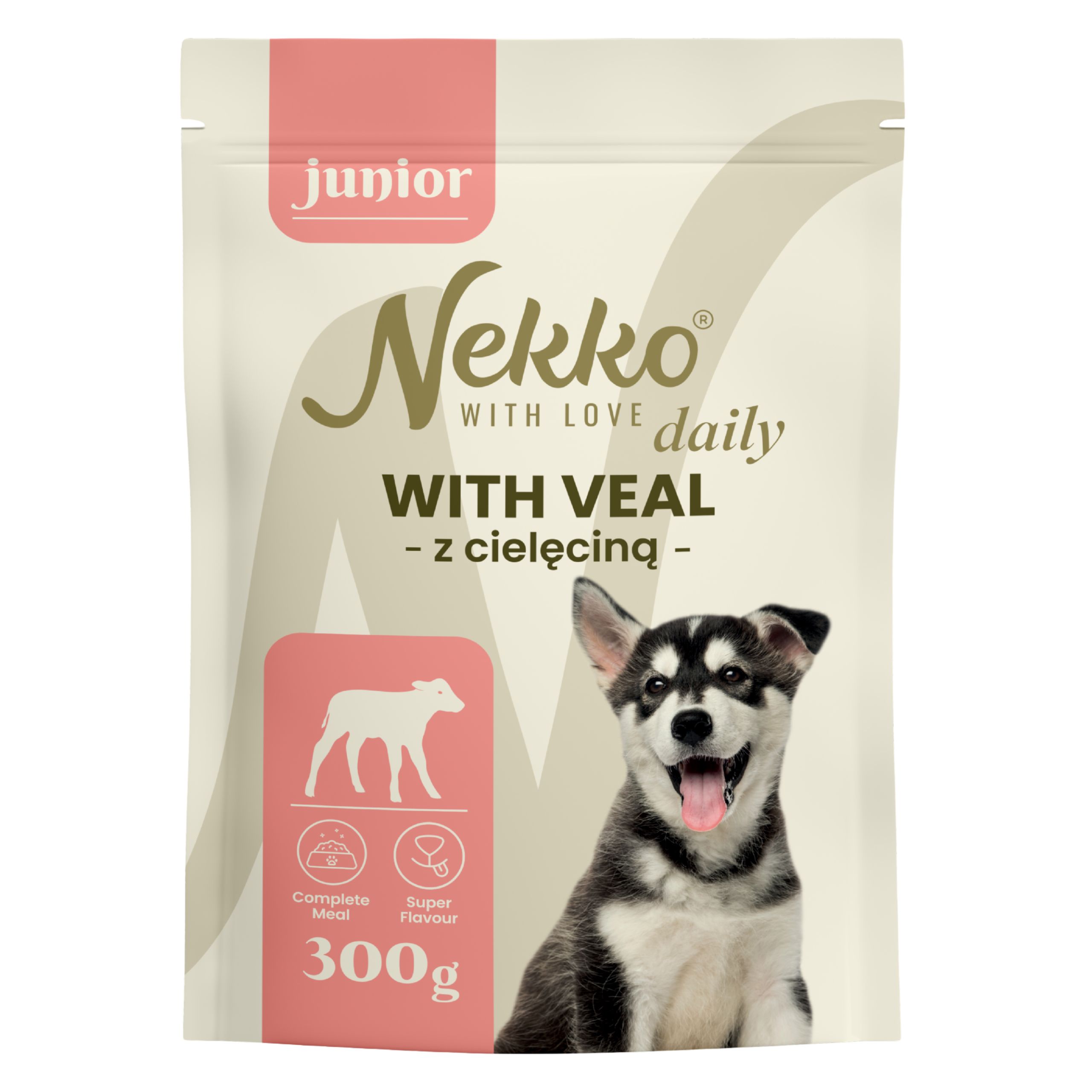 NEKKO DAILY Junior Cielęcina 300g