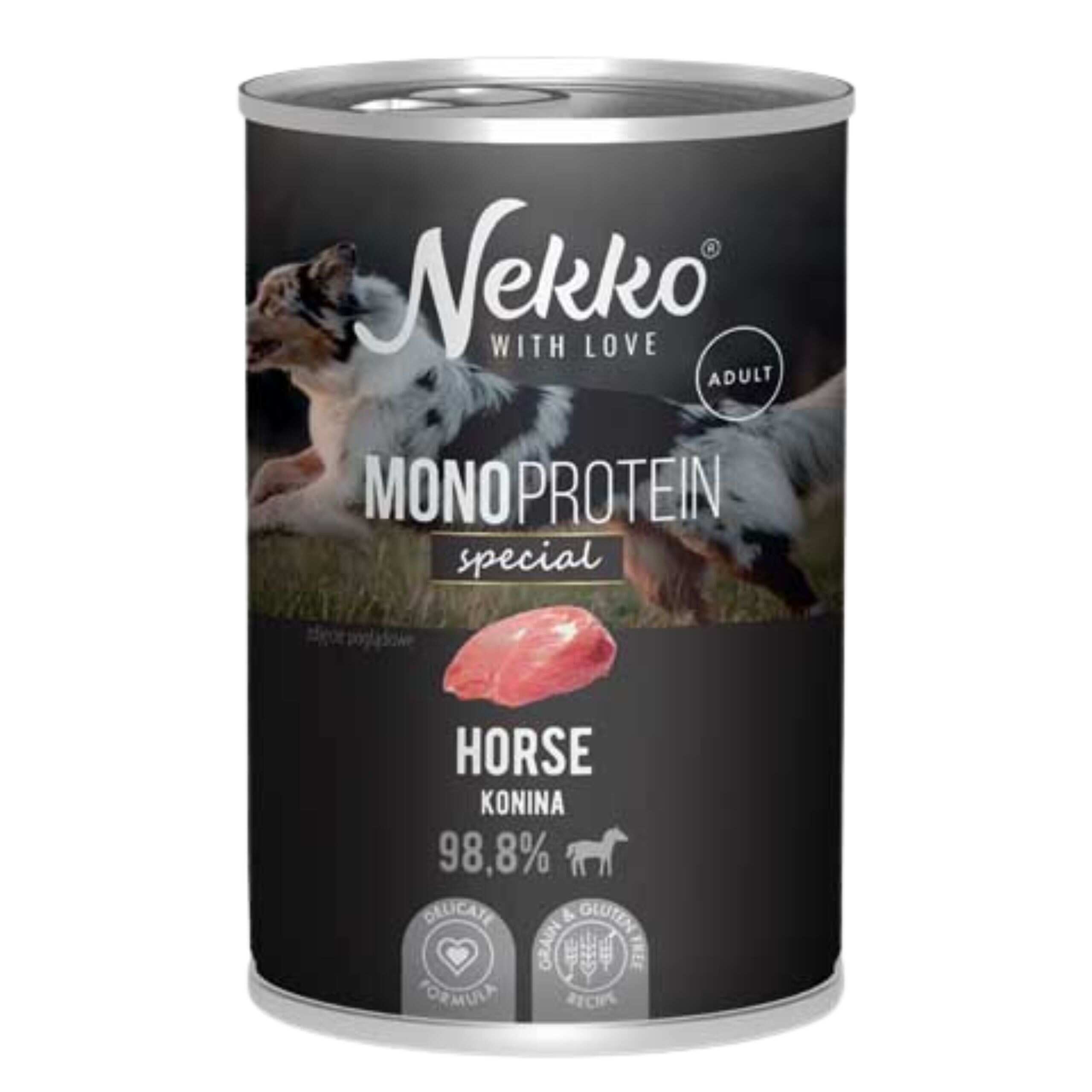 NEKKO Mono Adult Konina 400g