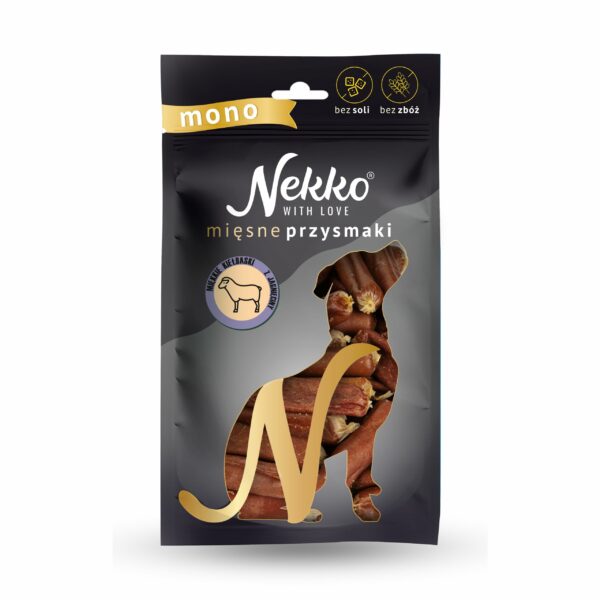 NEKKO Mono Kiełbaski z jagnięciny miękkie 80g