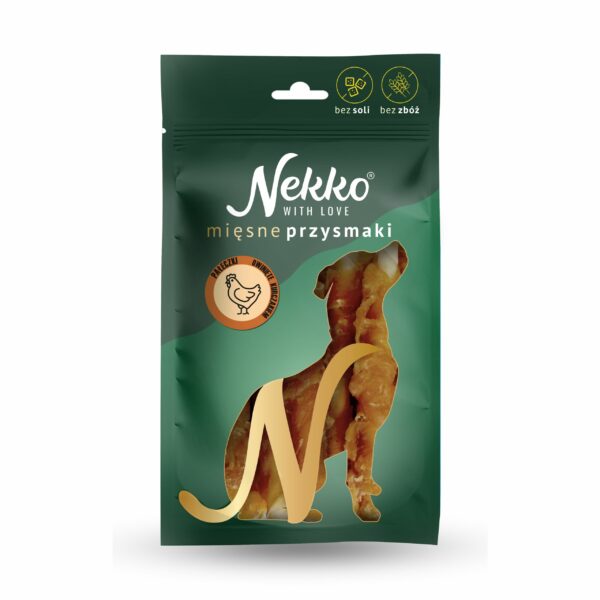 NEKKO Pałeczki owinięte kurczakiem 80g