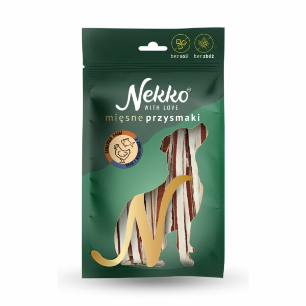 NEKKO Sandwich Paski kurczaka z rybą 80g