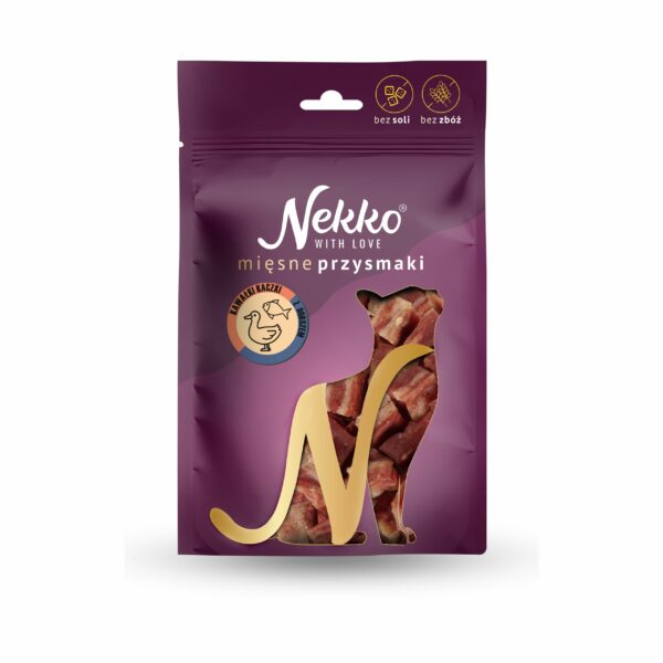 NEKKO Kot Kawałki kaczki z dorszem 50g