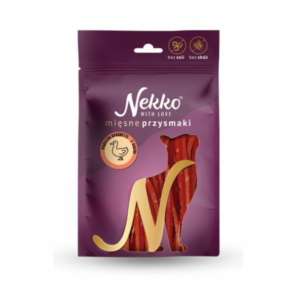 NEKKO Kot Paseczki spaghetti z kaczki 50g