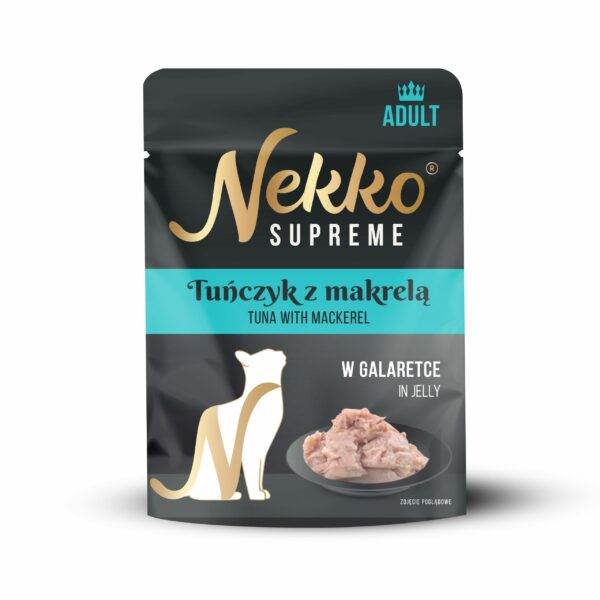 NEKKO SUPREME Adult Tuńczyk z Makrelą w galaretce 70g