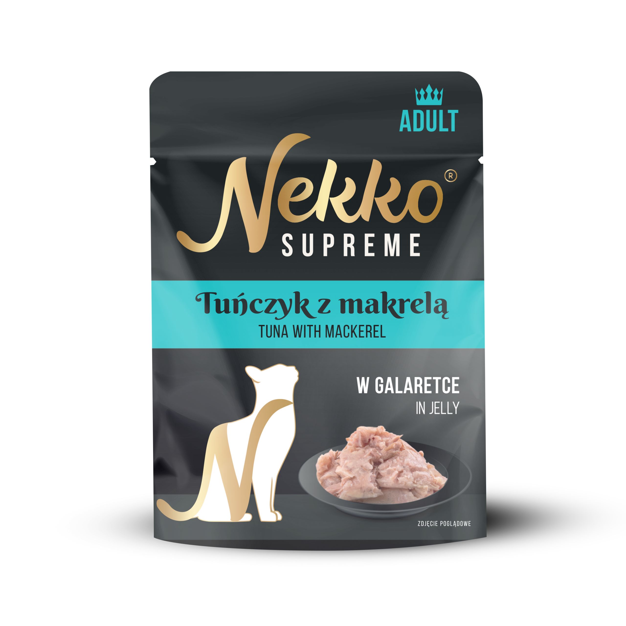 NEKKO SUPREME Adult Tuńczyk z Makrelą w galaretce 70g