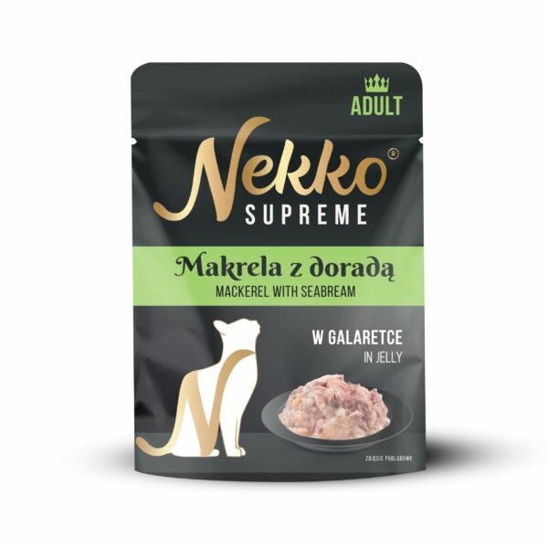 NEKKO SUPREME Adult Makrela z Doradą w galaretce 70g