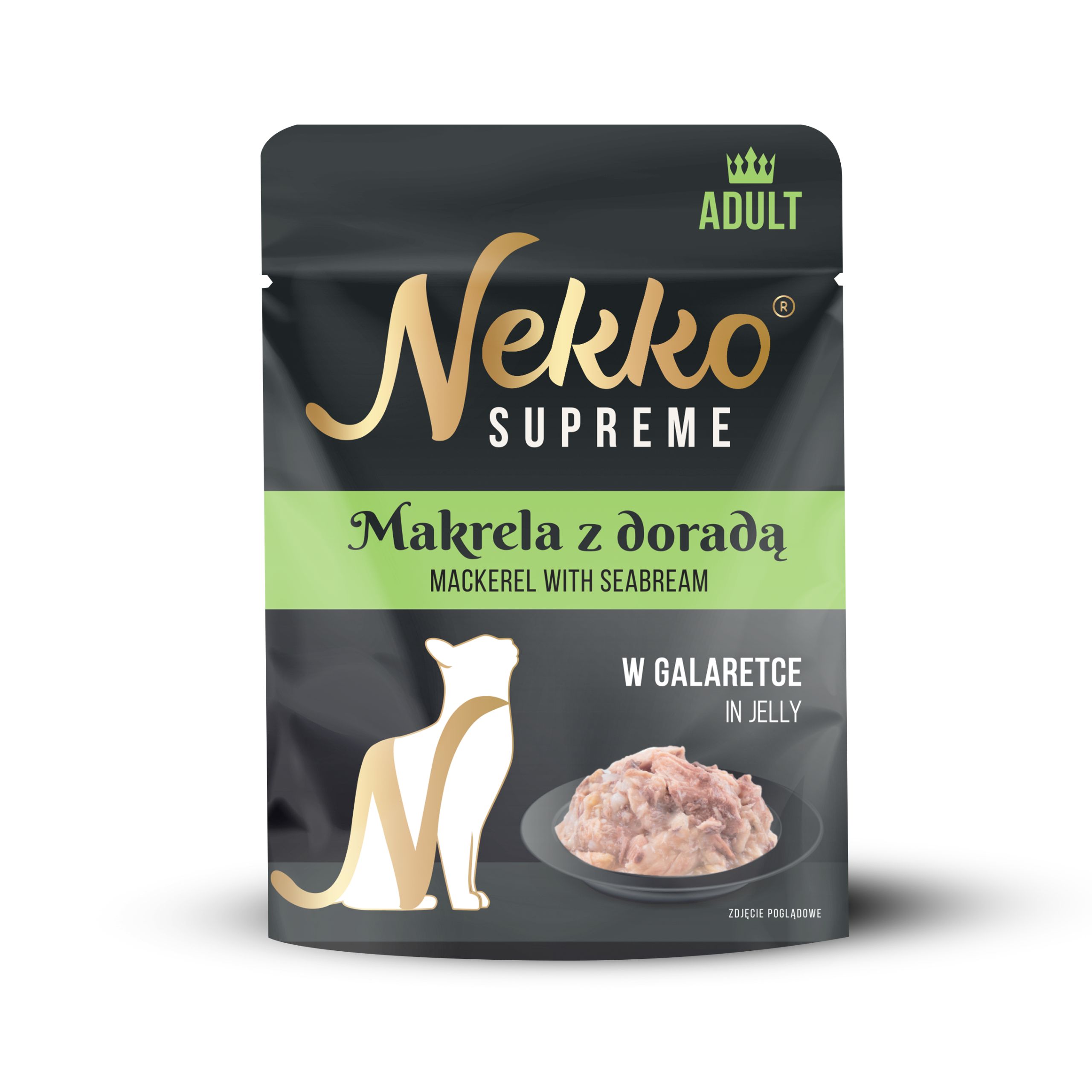 NEKKO SUPREME Adult Makrela z Doradą w galaretce 70g