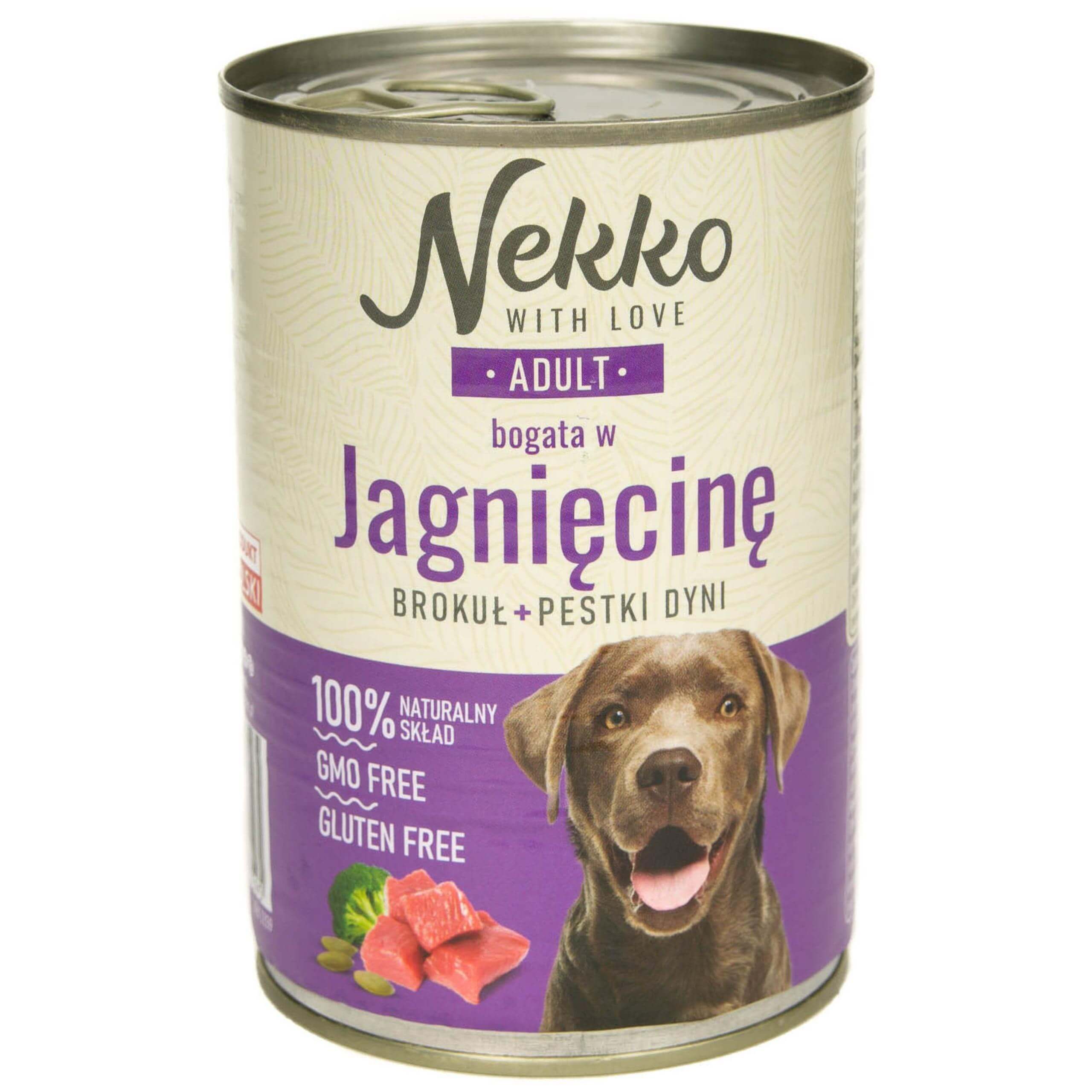 NEKKO Adult Jagnięcina Brokuł Pestki dyni