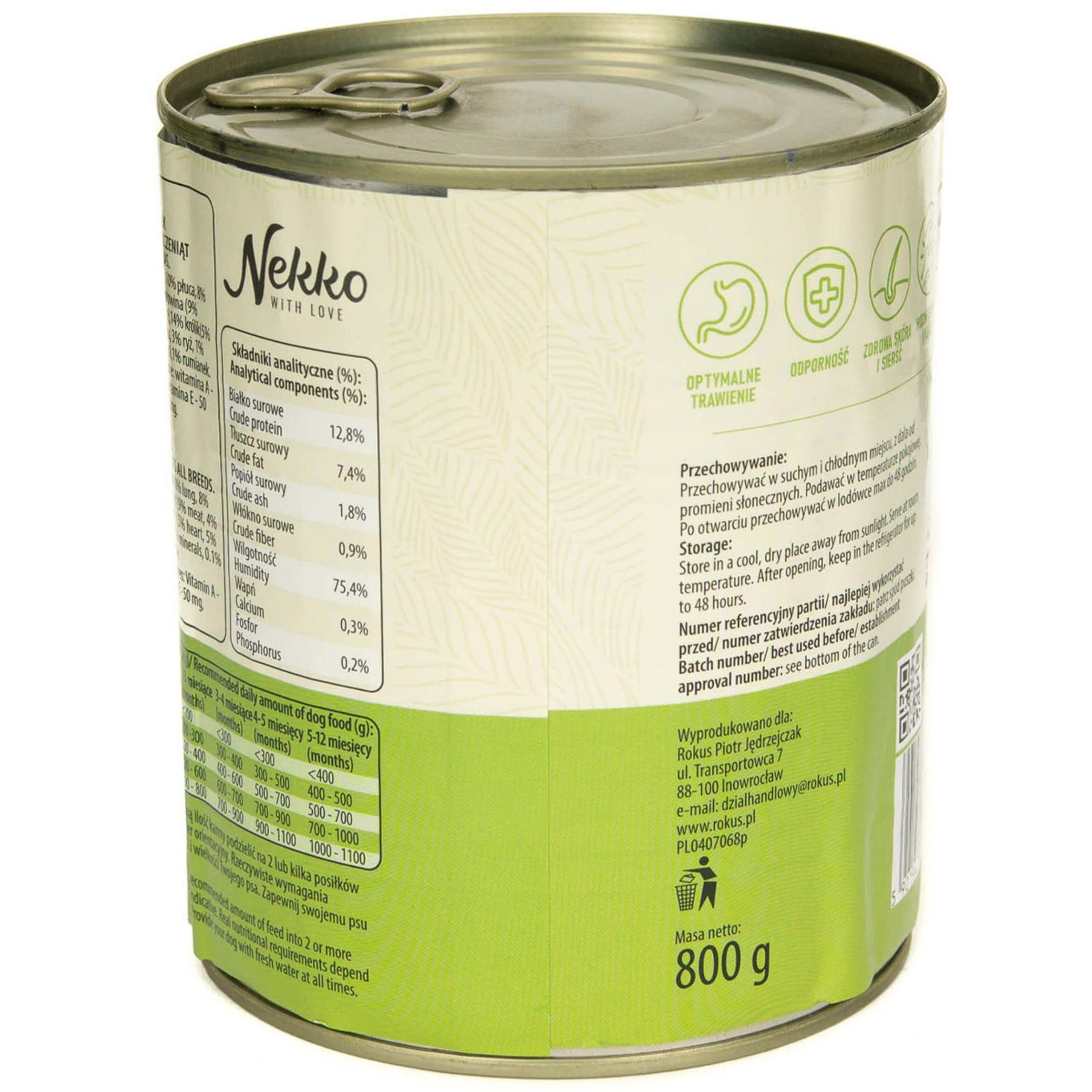 NEKKO Junior Królik Jabłko Rumianek
