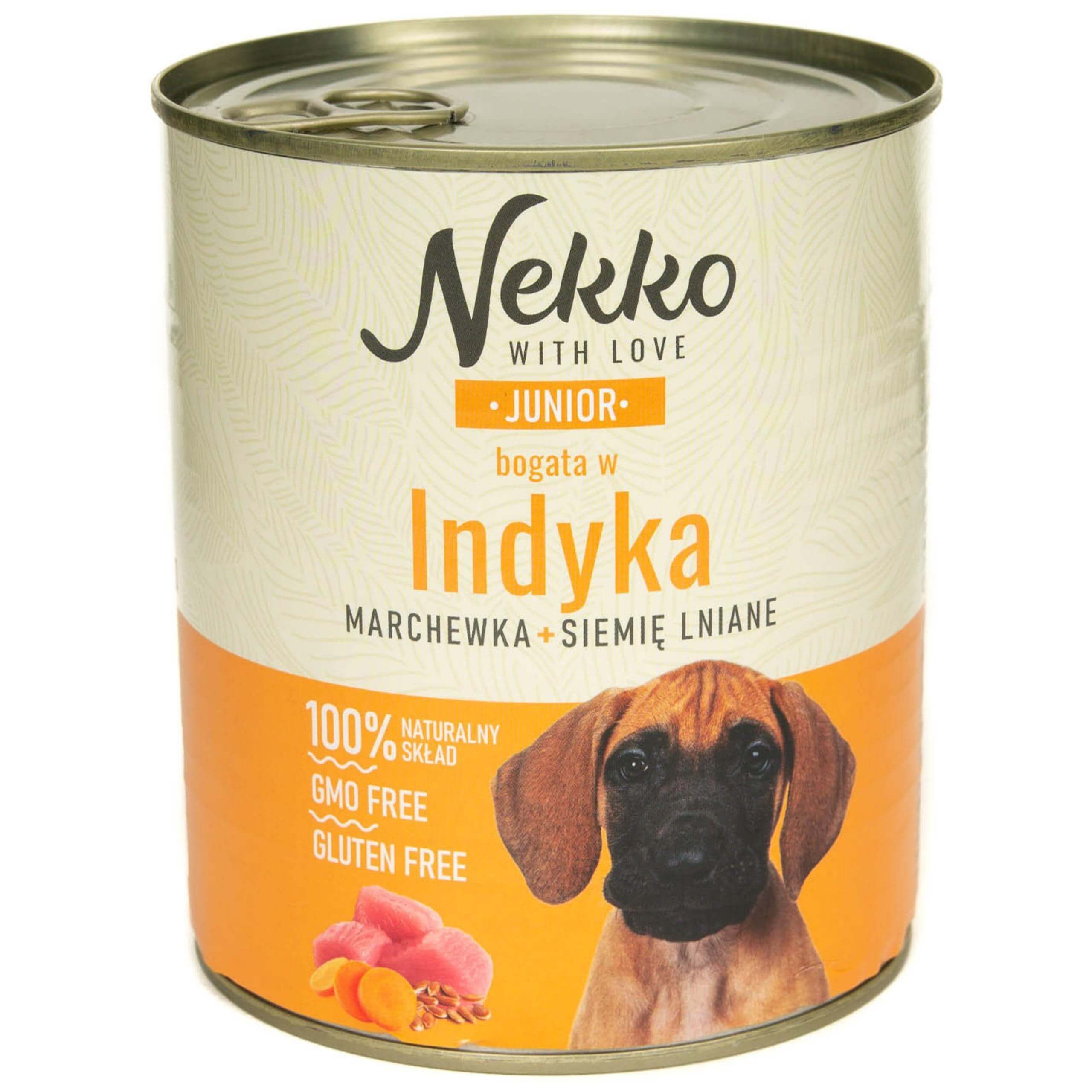 NEKKO Junior Indyk Marchewka Siemię lniane