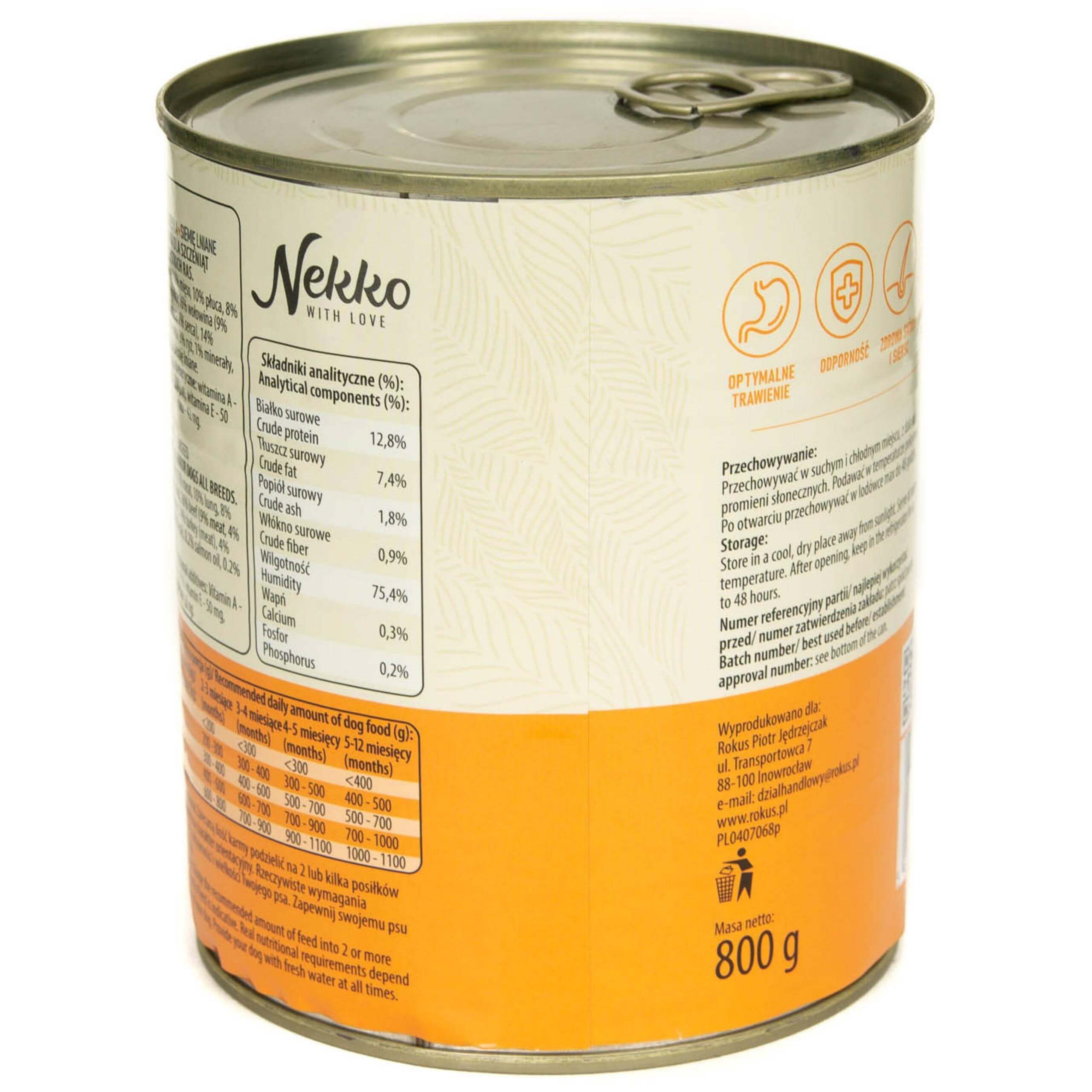 NEKKO Junior Indyk Marchewka Siemię lniane