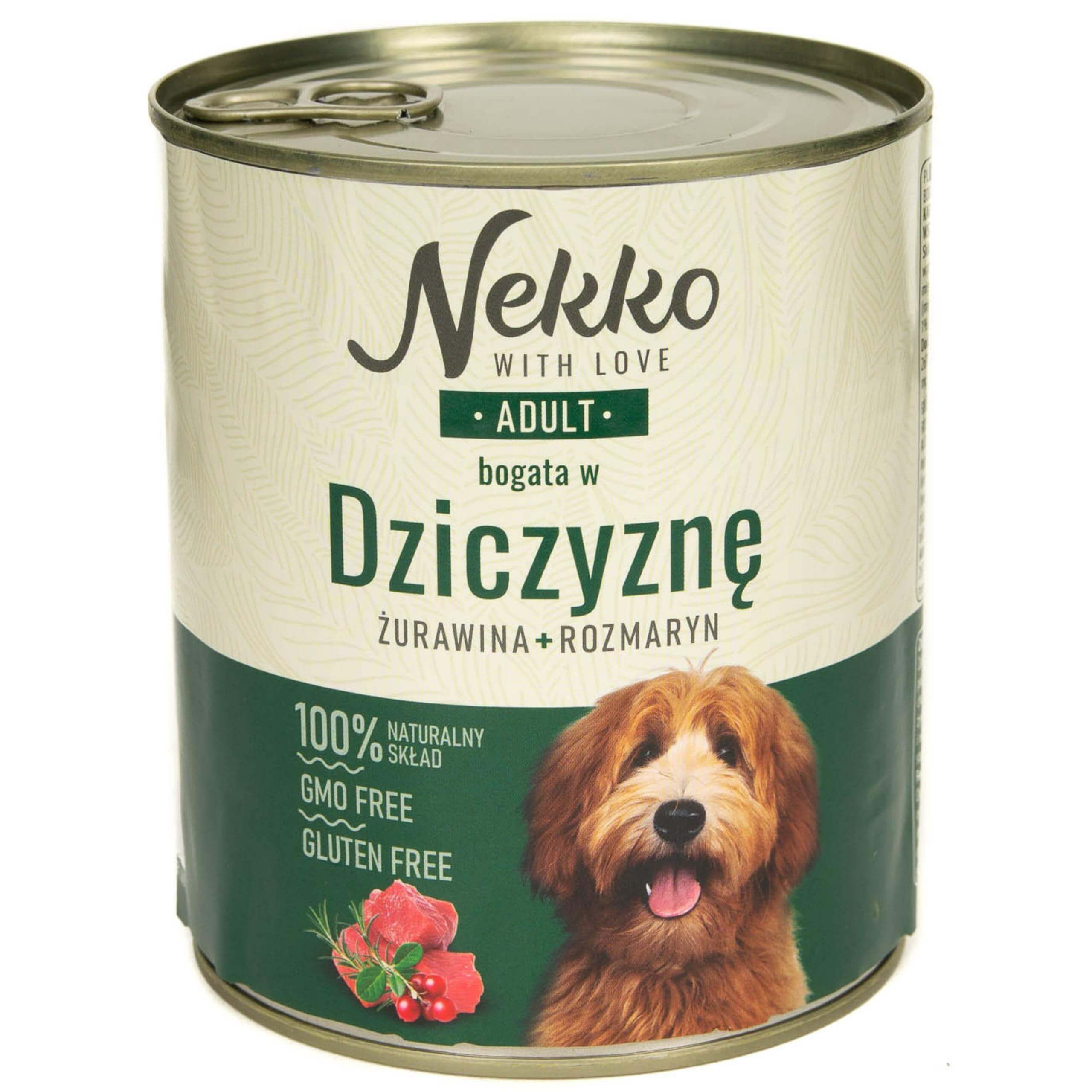 NEKKO Adult Dziczyzna Rozmaryn Żurawina