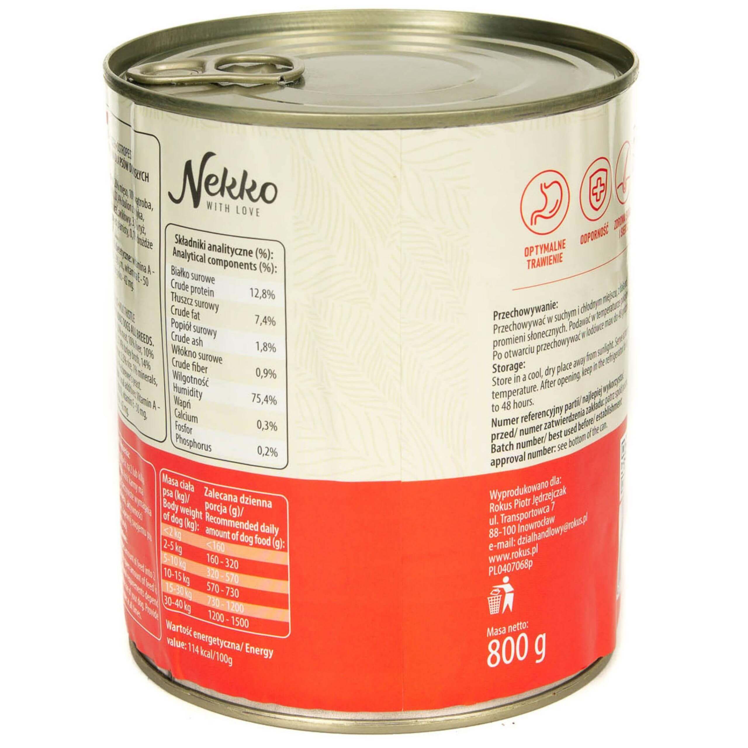 NEKKO Adult Indyk Burak Ostropest