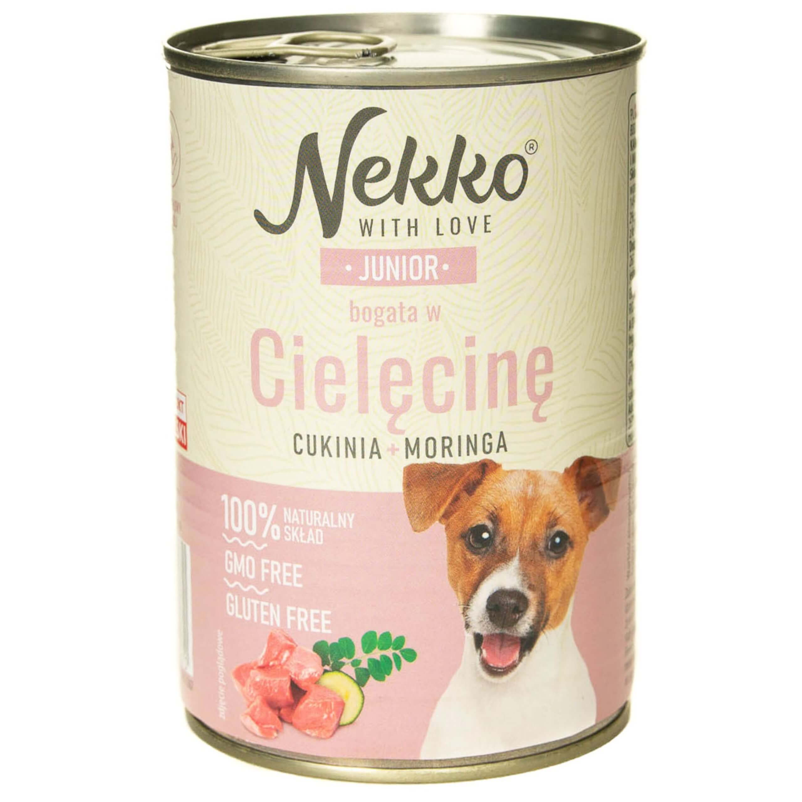 NEKKO Junior Cielęcina Cukinia Moringa