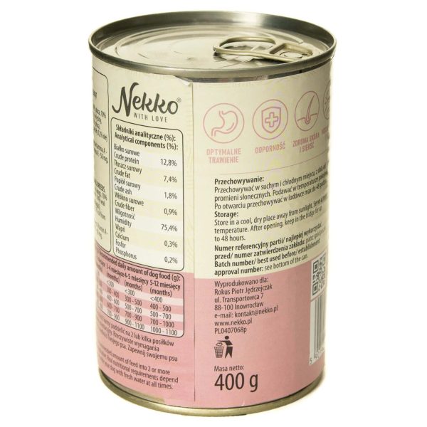 NEKKO Junior Cielęcina Cukinia Moringa - obrazek 2