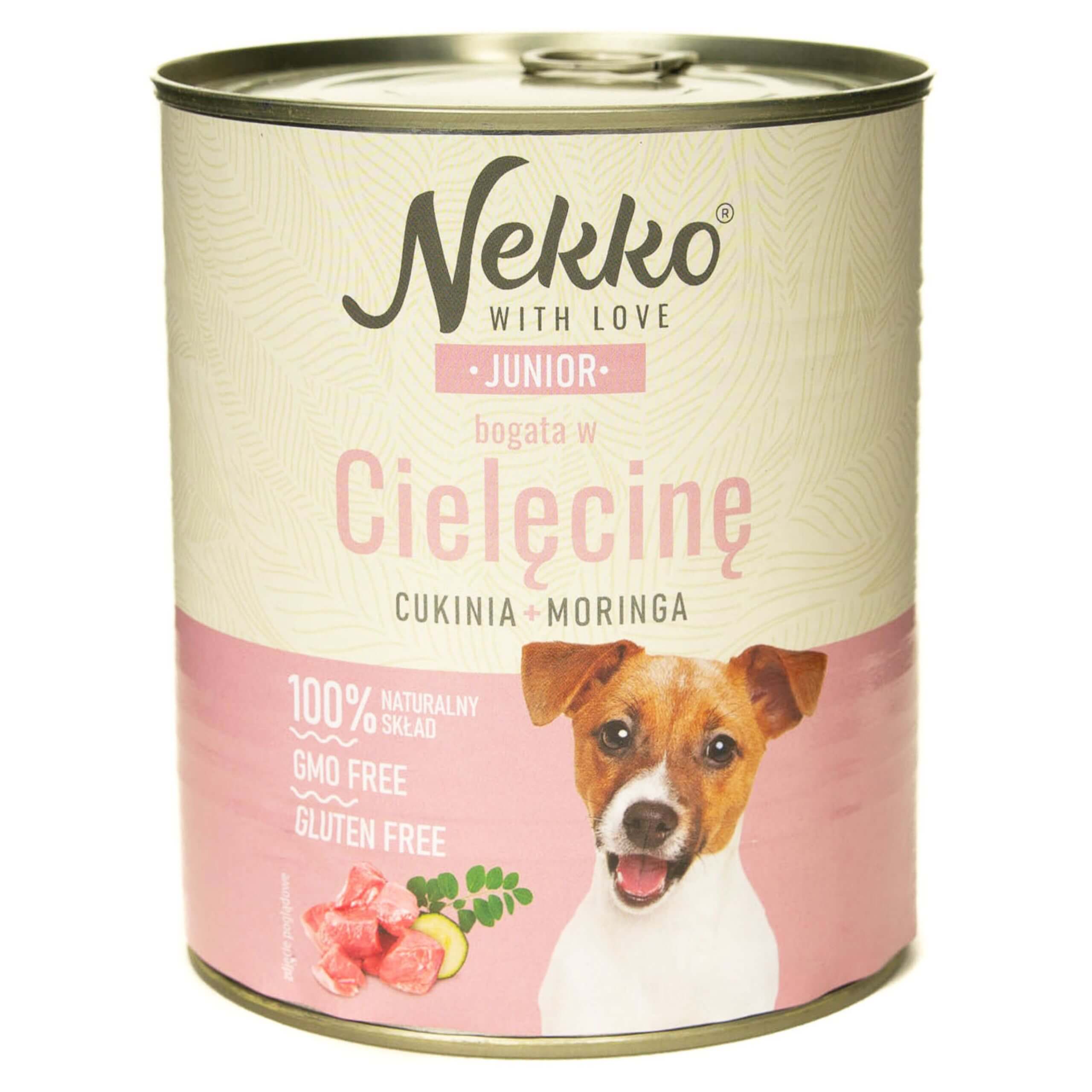 NEKKO Junior Cielęcina Cukinia Moringa