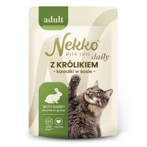 NEKKO DAILY Adult Królik kawałki w sosie 85g