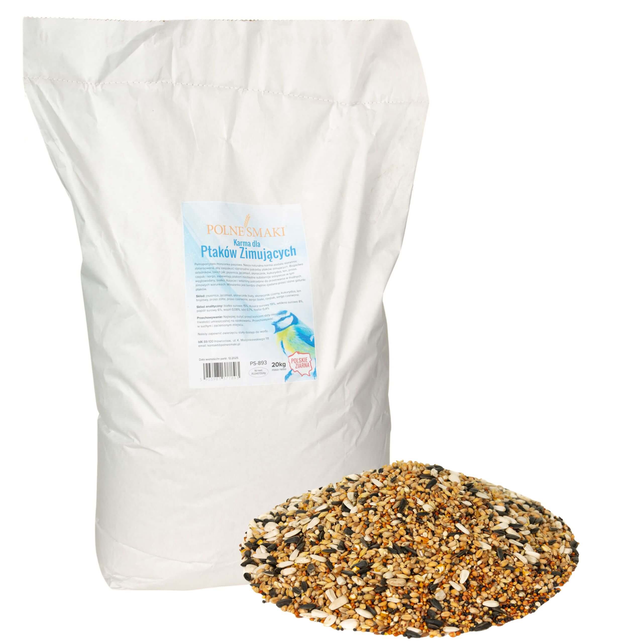 POLNE SMAKI Ptaki zimujące 20kg