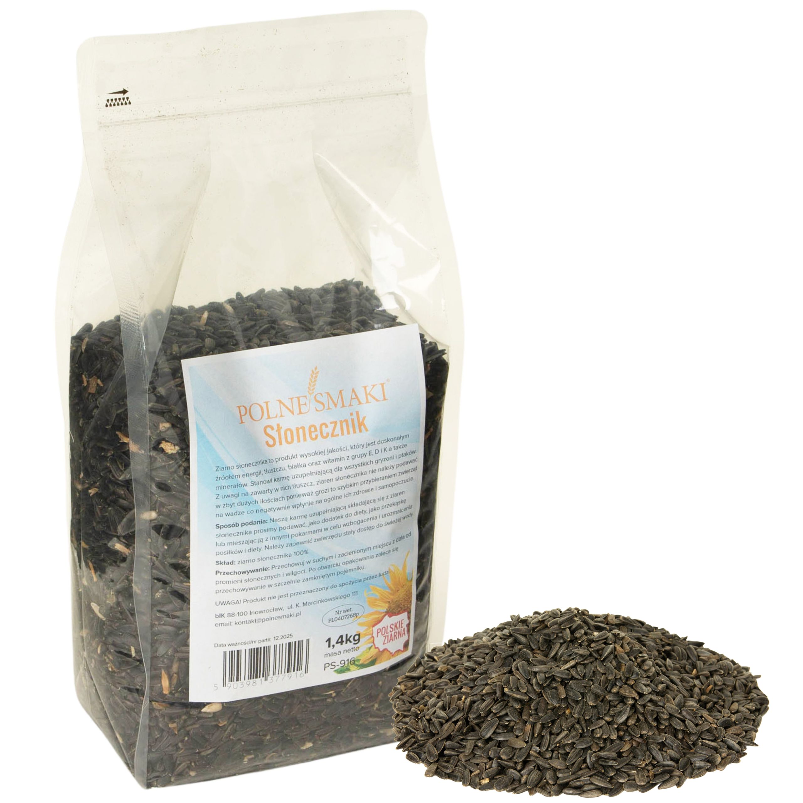 POLNE SMAKI Słonecznik 1kg