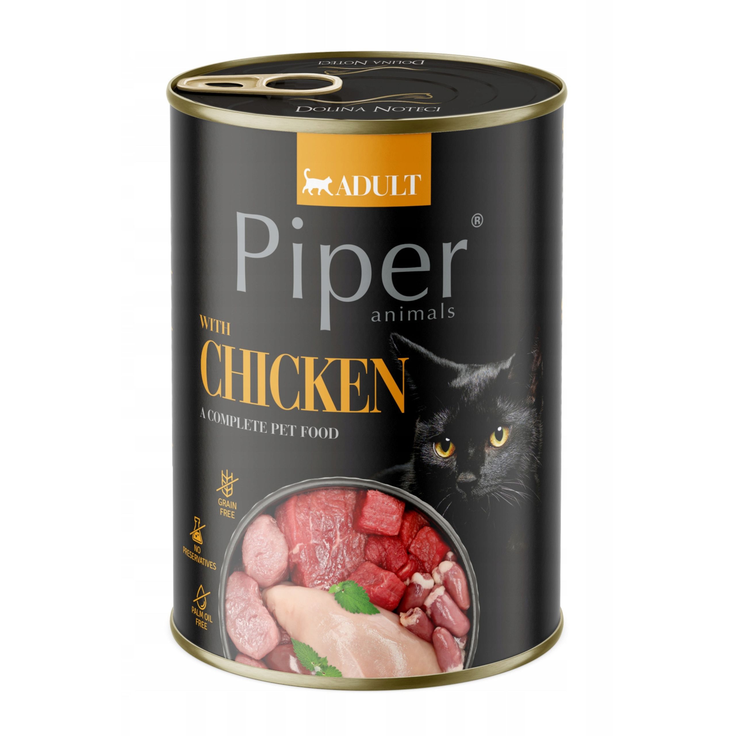 PIPER KOT puszka z kurczakiem 400g