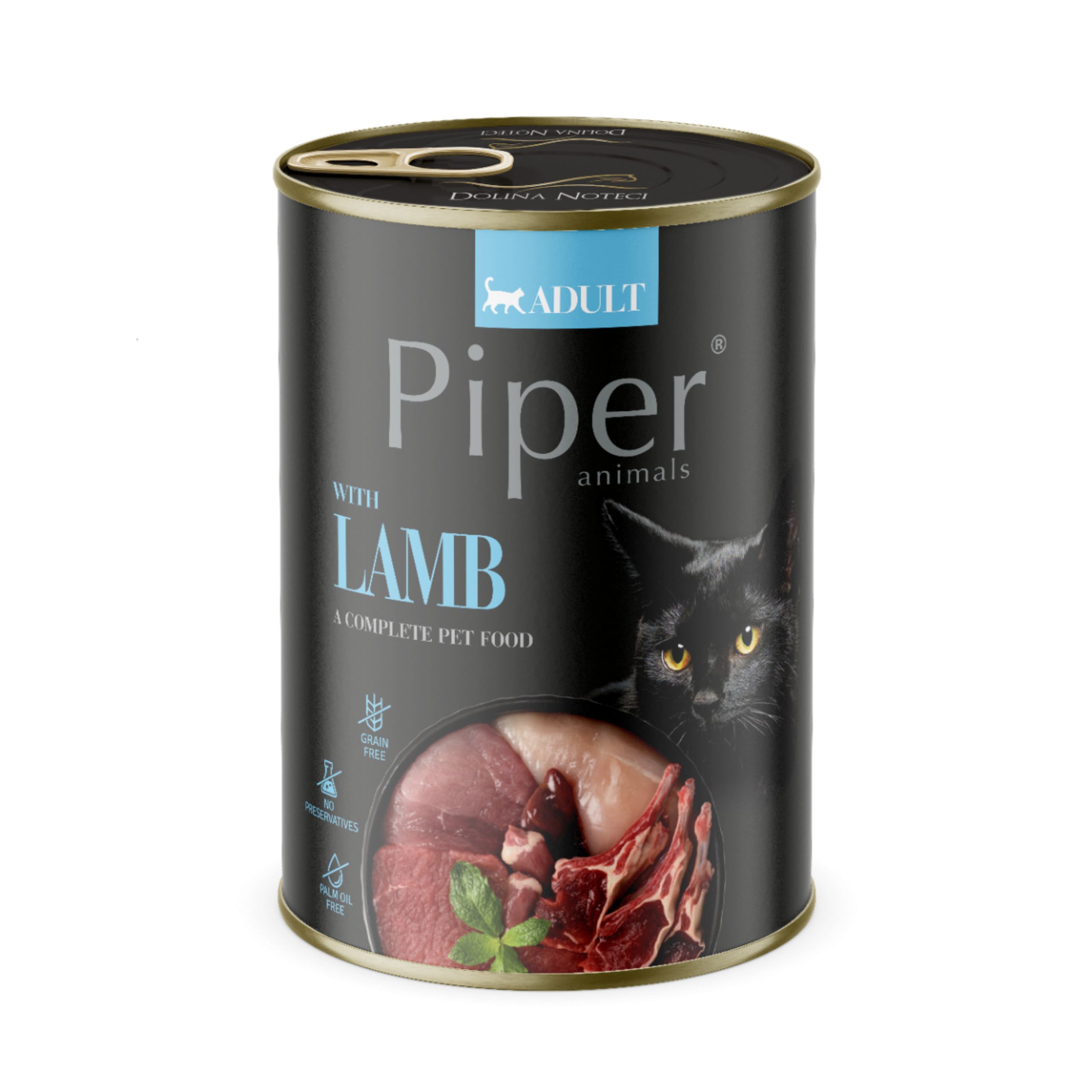 PIPER KOT puszka z jagnięciną 400g