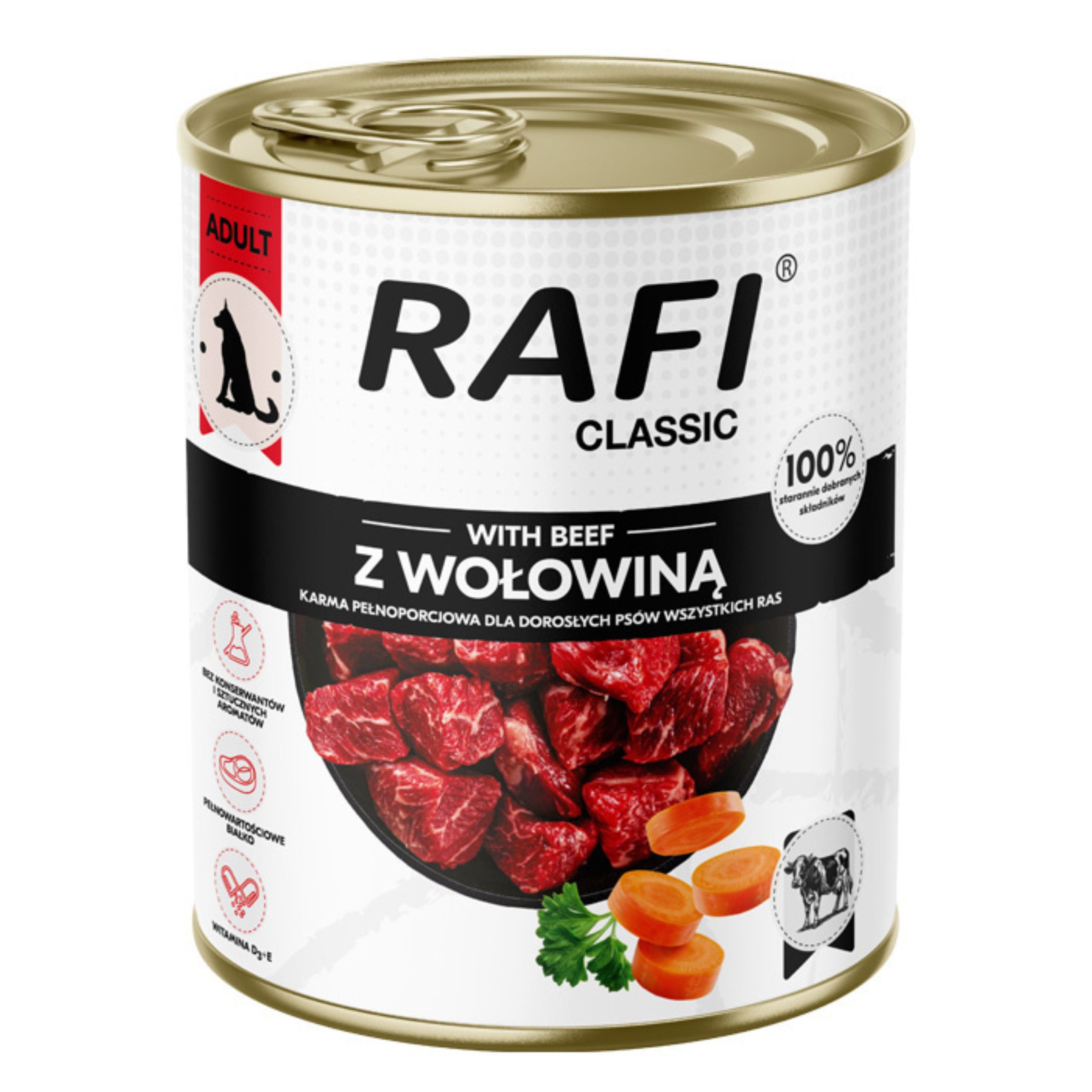 RAFI Classic z wołowiną 800g
