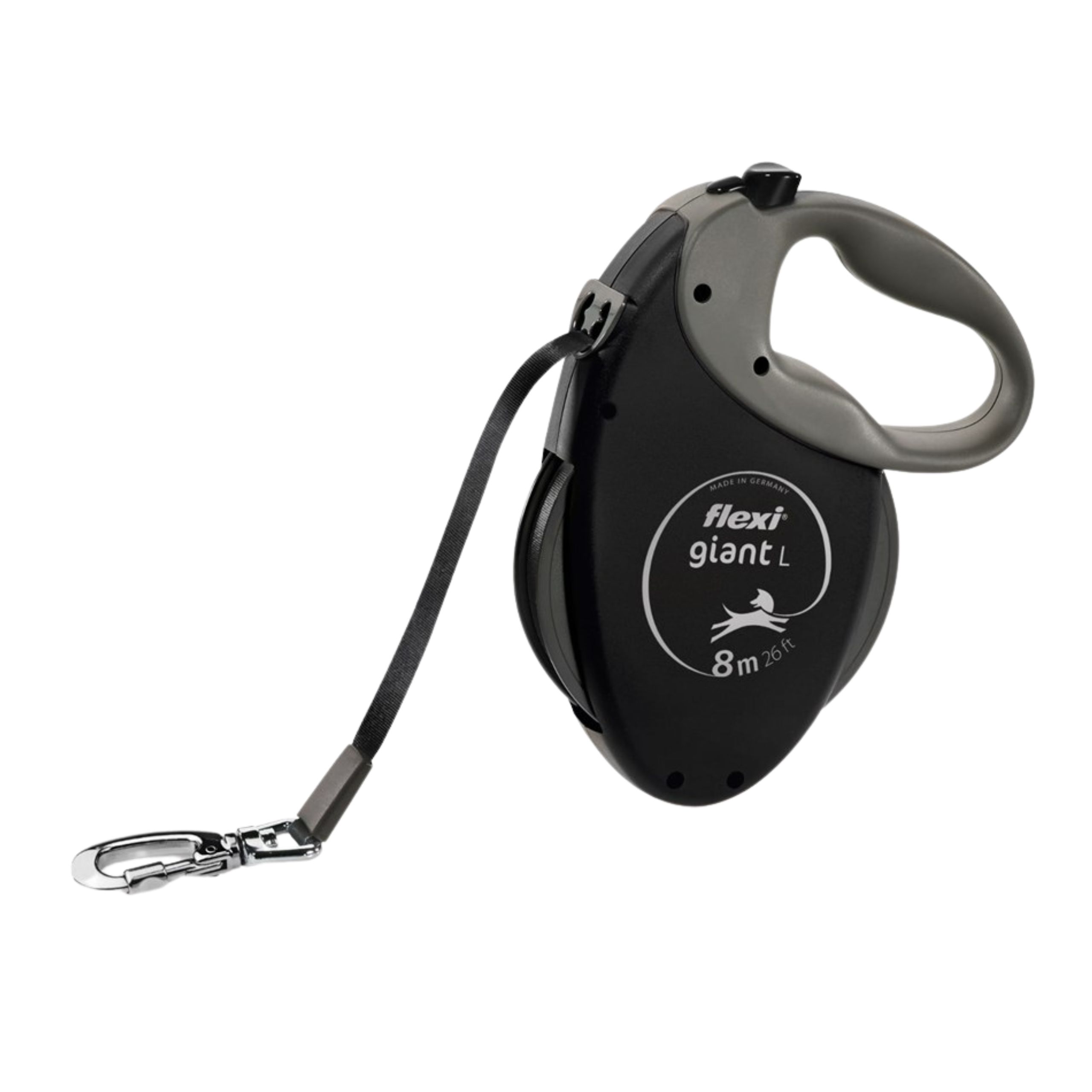 Flexi Giant Black Edidion L taśma 8m do 50kg