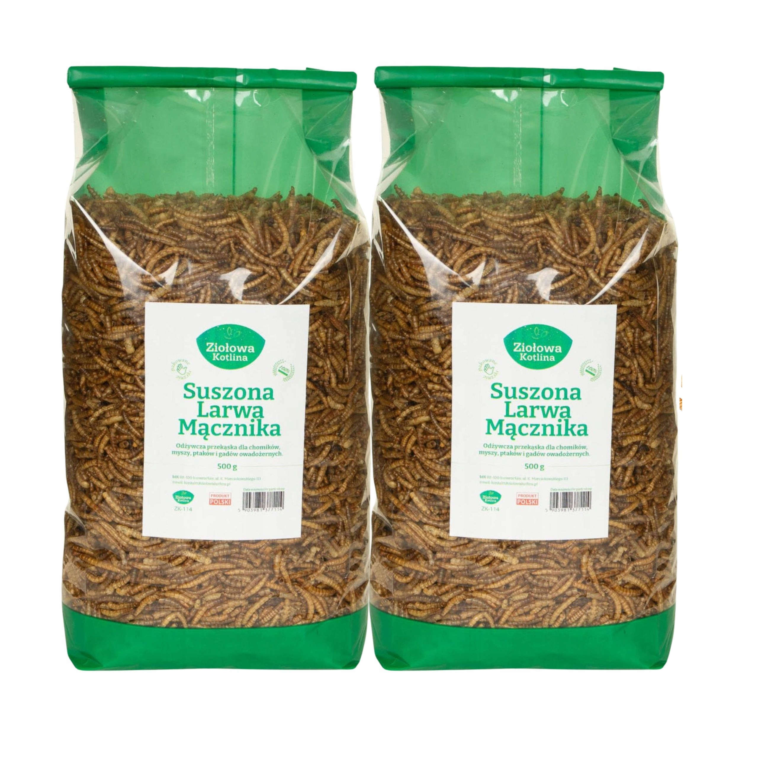 Ziołowa Kotlina Larwa Mącznika 1kg