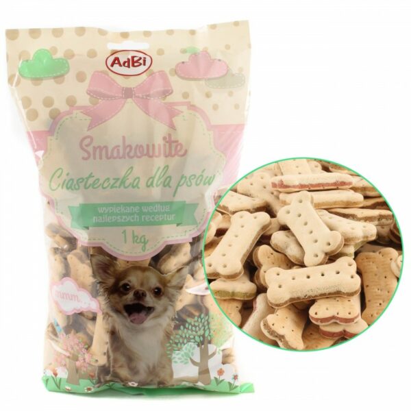 Adbi ciastka Kostki nadziewane Mix 1kg
