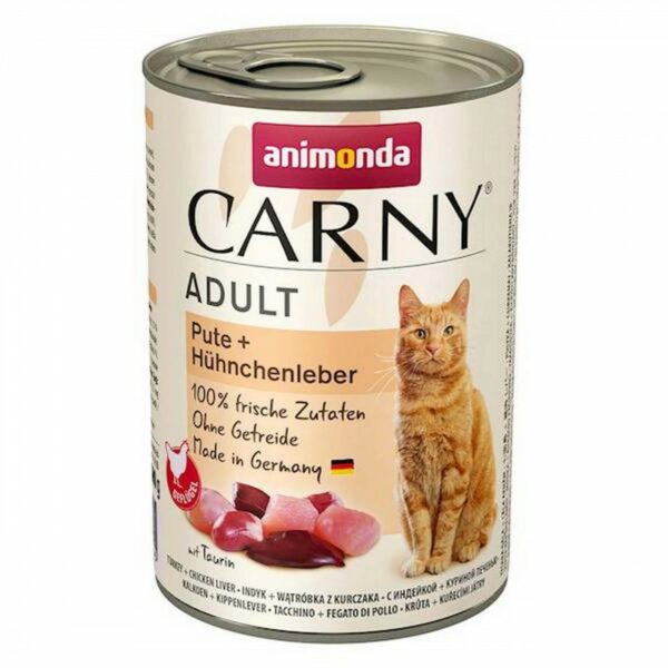 ANIMONDA Carny ADULT z indykiem i wątróbką z kurczaka 400g