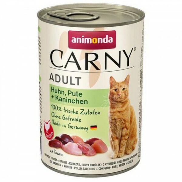 ANIMONDA Carny ADULT z kurczakiem indykiem i królikiem 400g