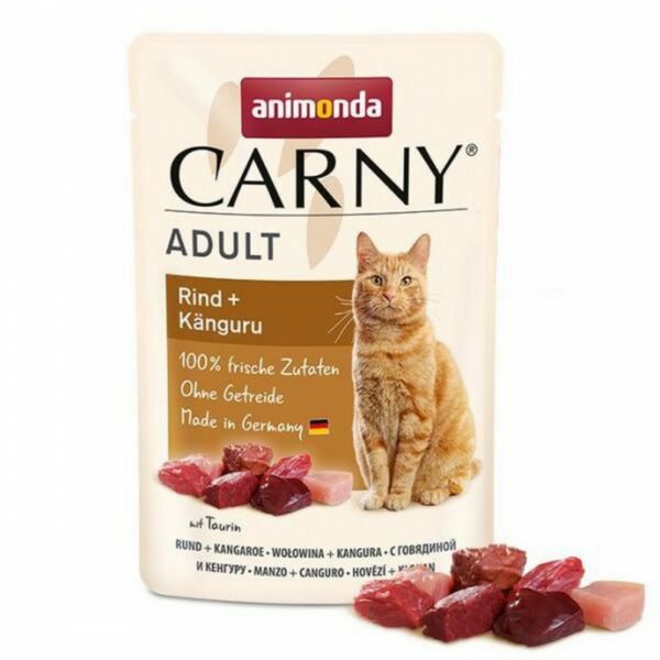 ANIMONDA Carny ADULT z wołowiną i kangurem 85g