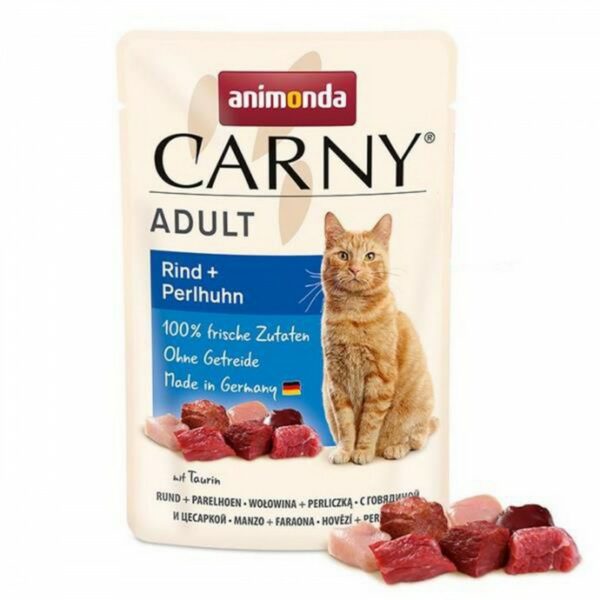 ANIMONDA Carny ADULT z wołowiną i perliczką 85g