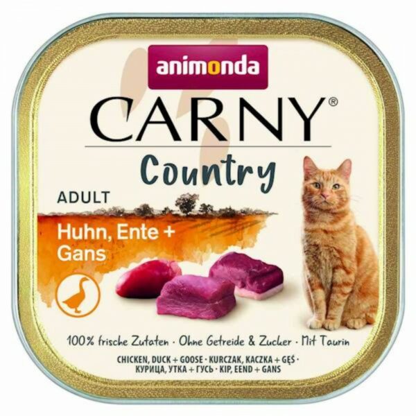 ANIMONDA Carny COUNTRY Adult z kurczakiem, kaczką i gęsią 100g